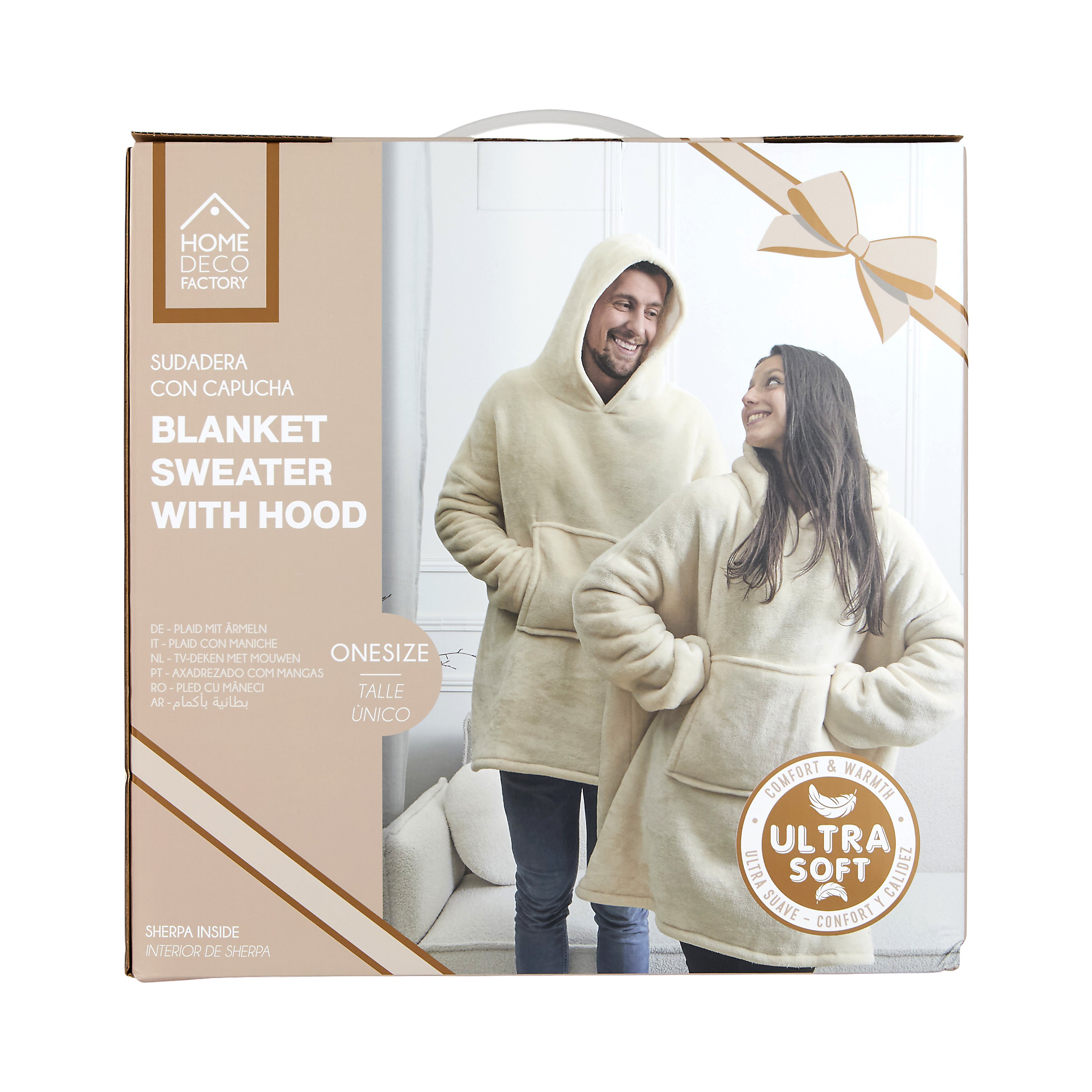 SWEAT A CAPUCHE INTERIEUR SHERPA LIN