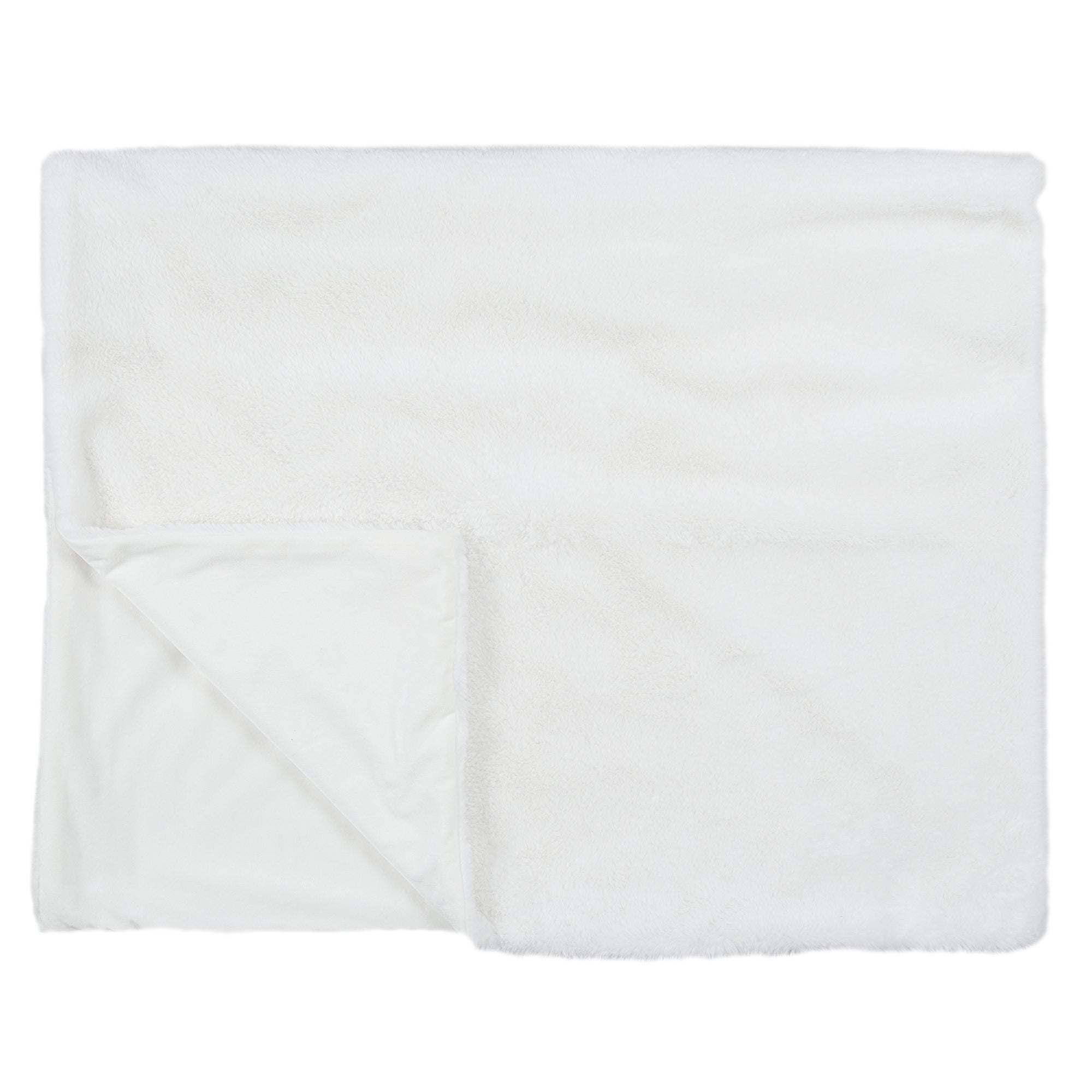 PLAID IMIT FOURRURE OPULENCE ECRU 120X150CM