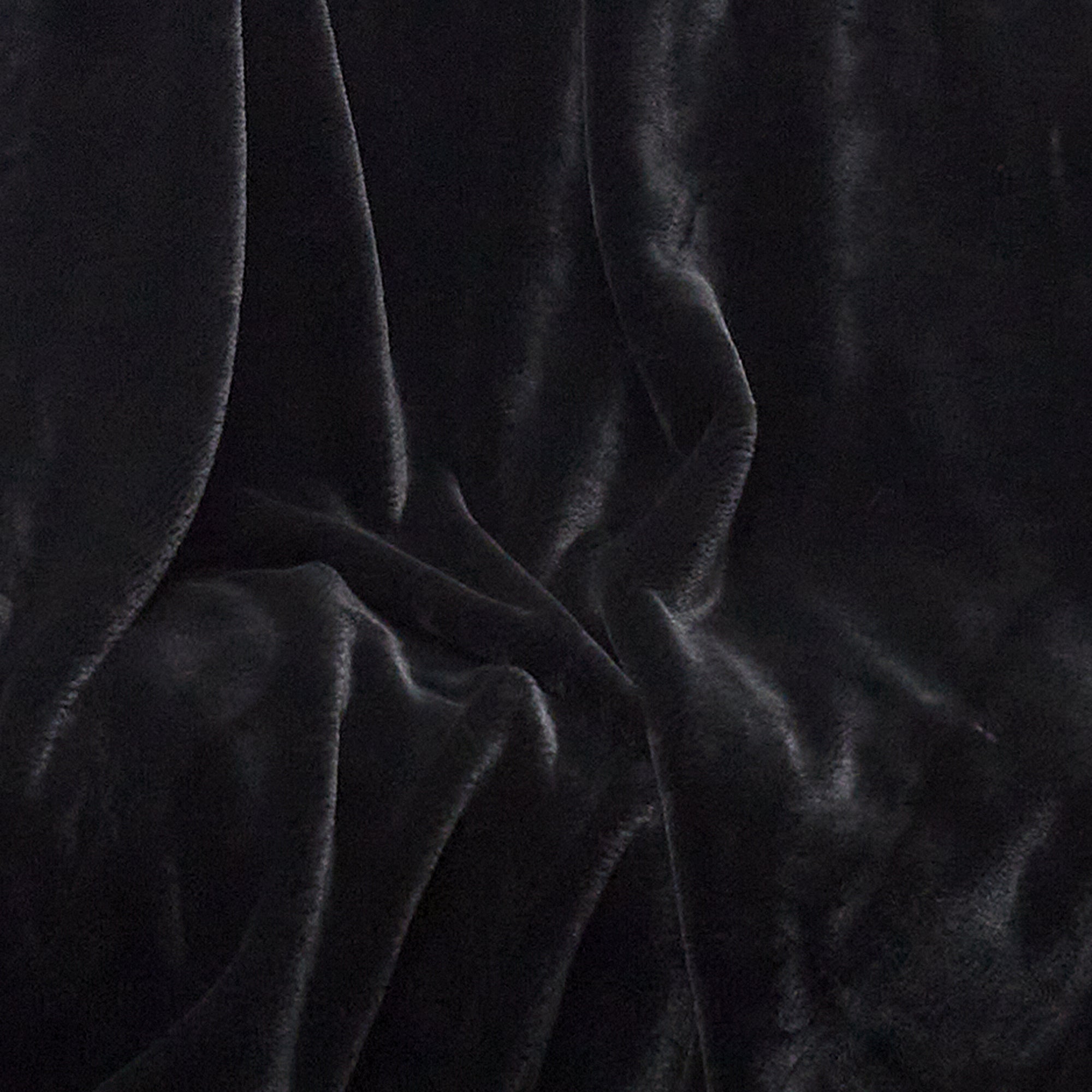 PLAID IMIT FOURRURE OPULENCE NOIR 120X150CM