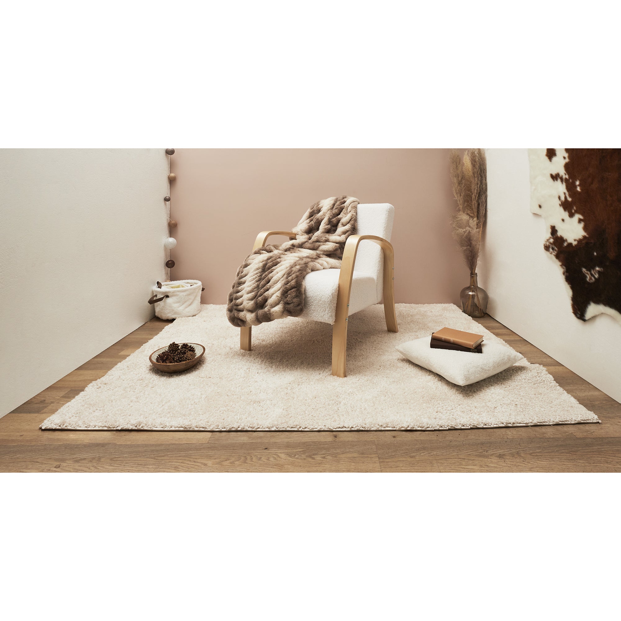 TAPIS ALASKA CREME 150X200CM