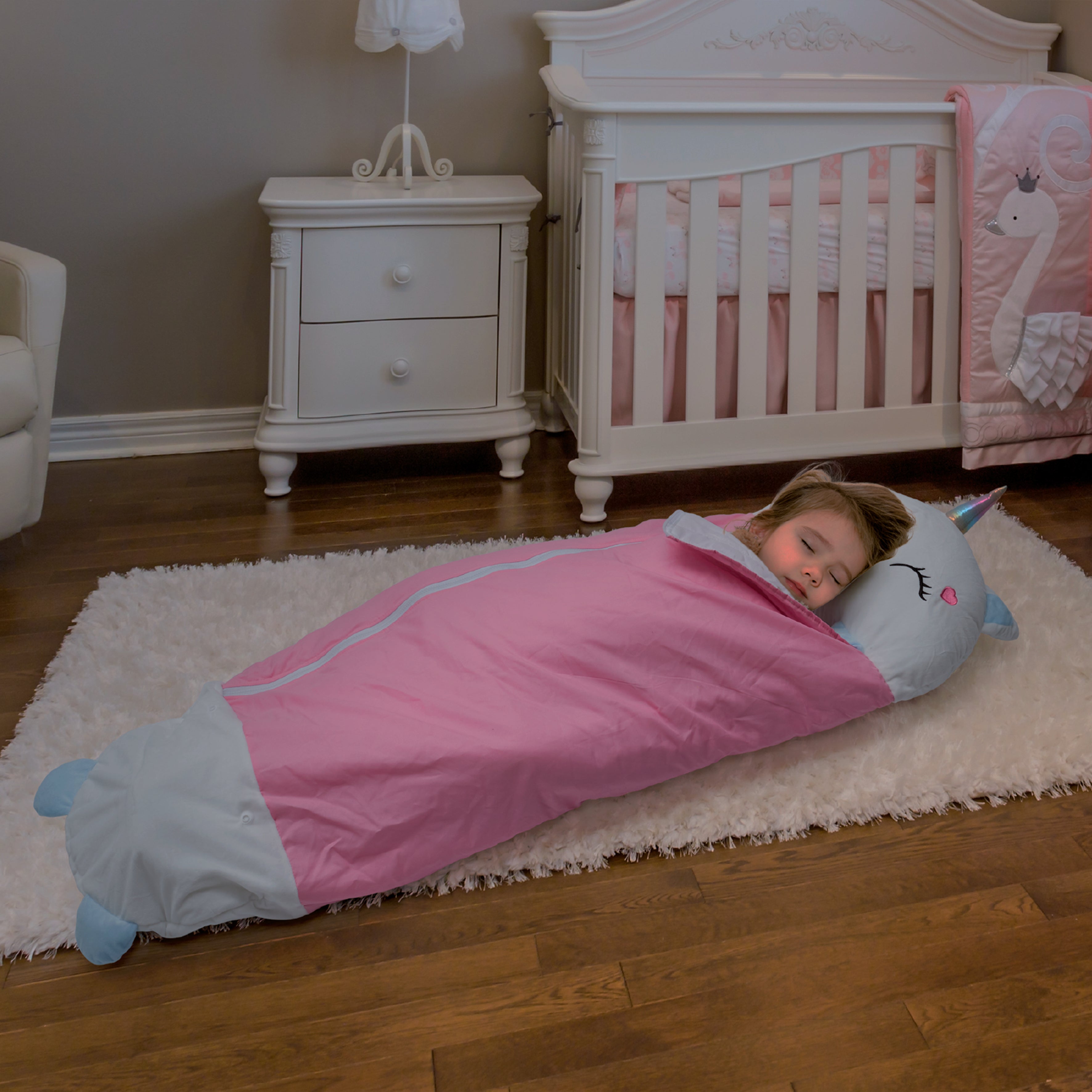 SAC DE COUCHAGE LICORNE CONVERTIBLE 130X50CM