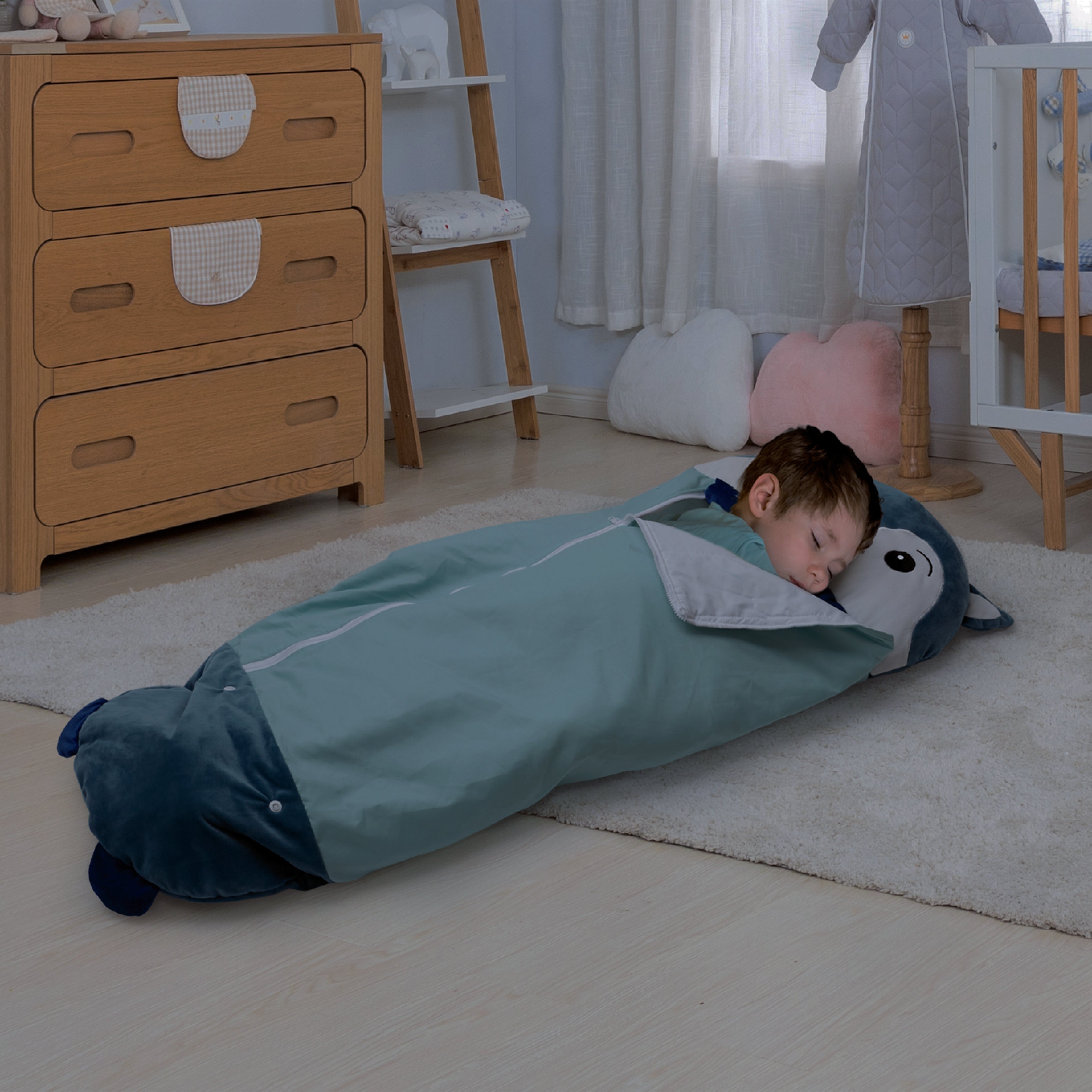 SAC DE COUCHAGE LOUP CONVERTIBLE 130X50CM