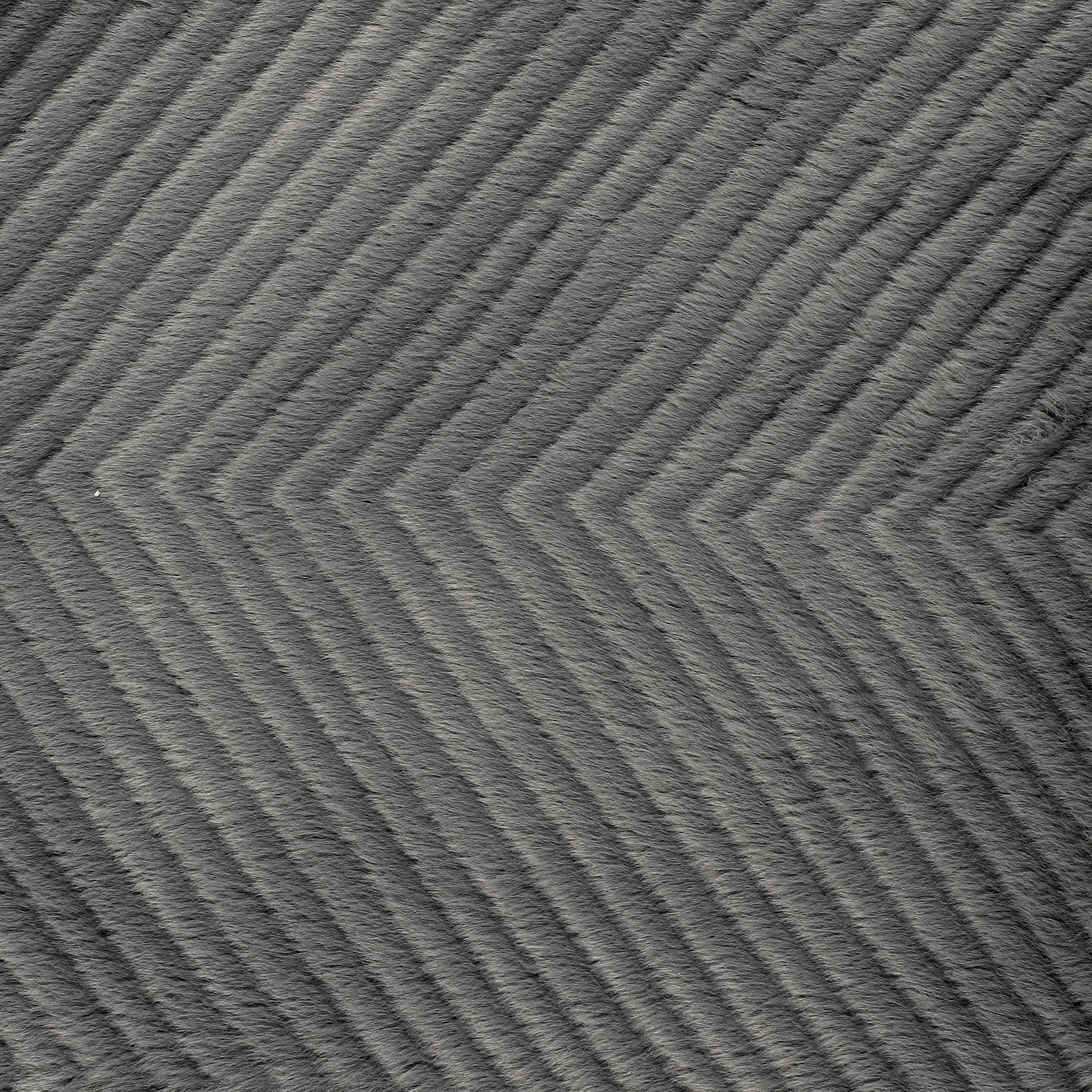 PLAID IMIT FOURRURE GRIS ET SHERPA 140X200CM