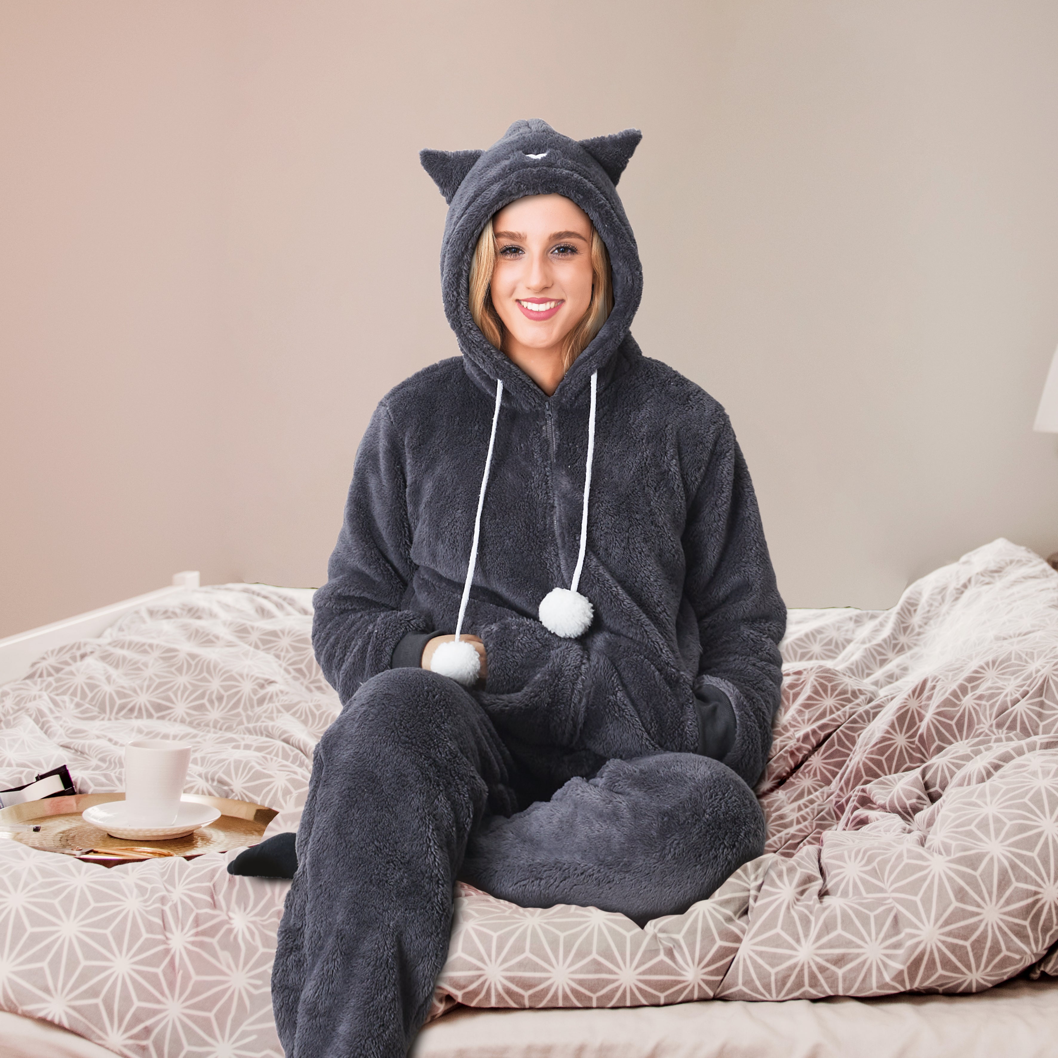 COMBINAISON CHAT ADULTE KAWAII