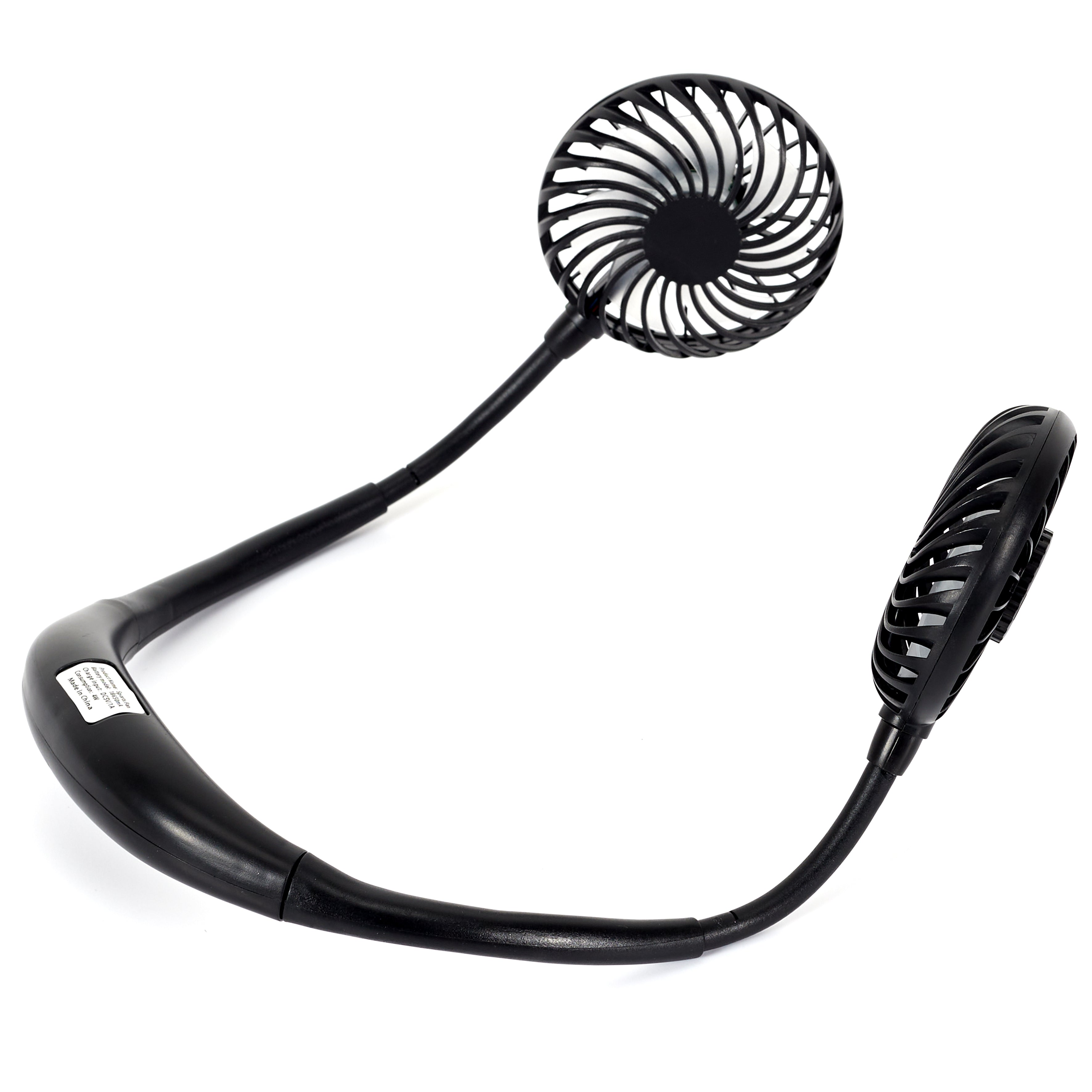 VENTILATEUR RECHARGEABLE TOUR DE COU LUMINEUX