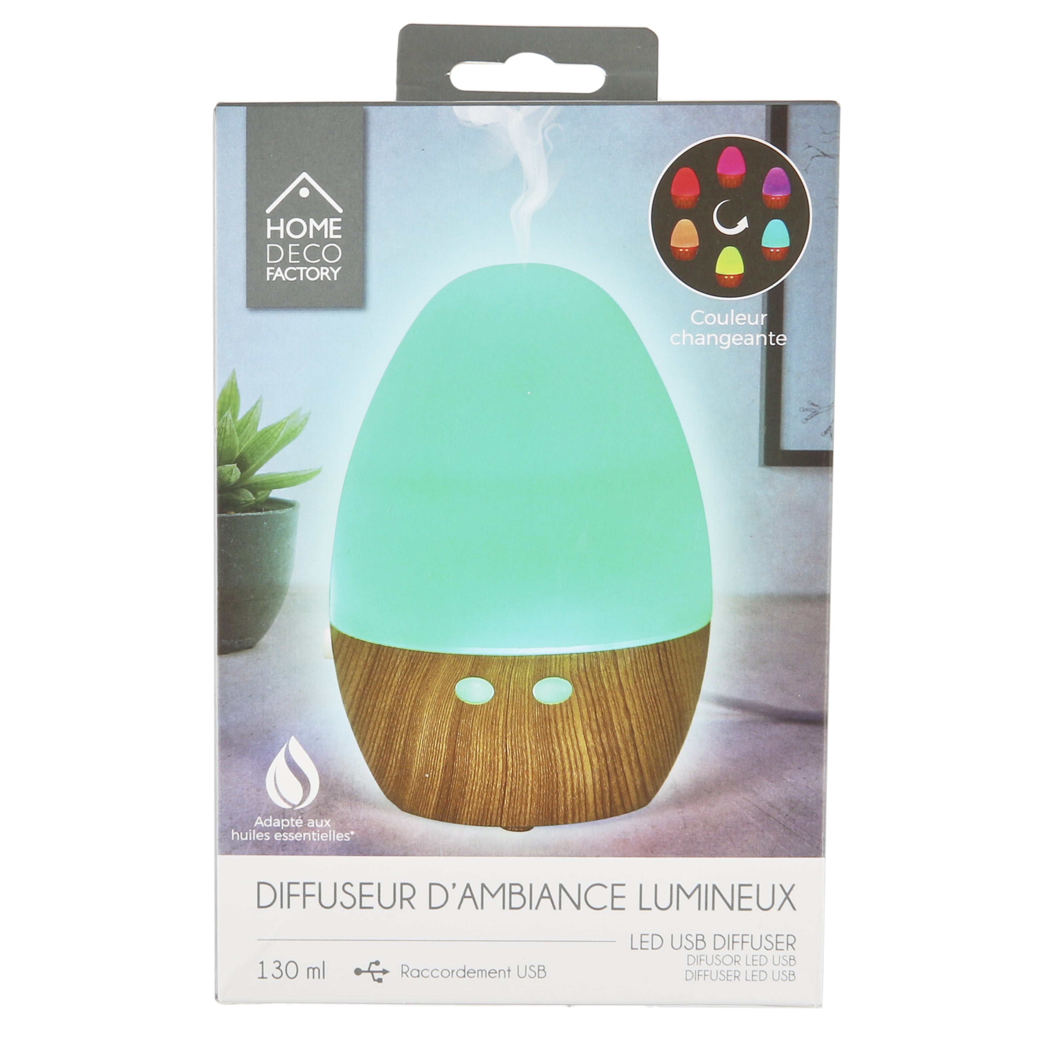 DIFFUSEUR LED USB 130ML