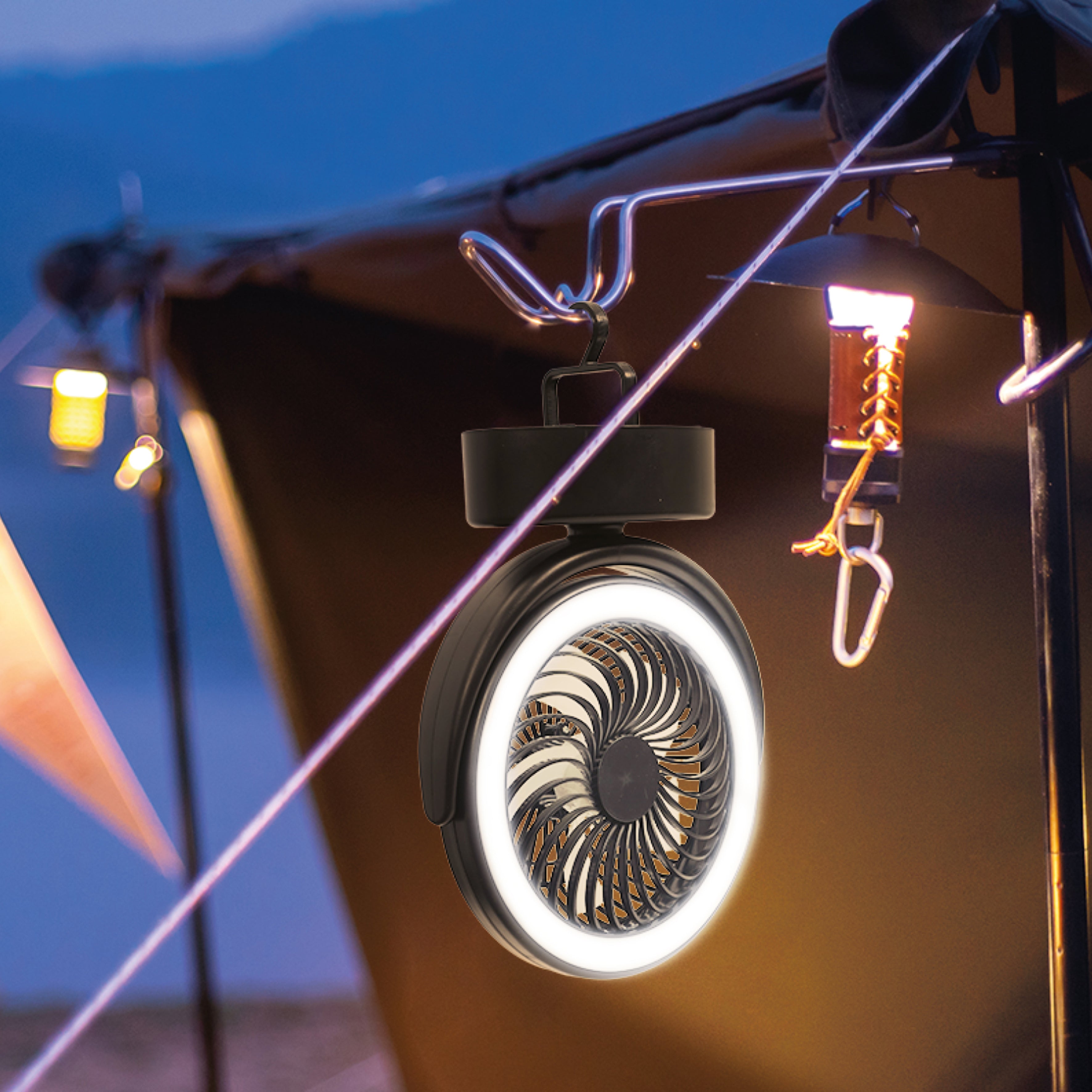 VENTILATEUR LAMPE LED