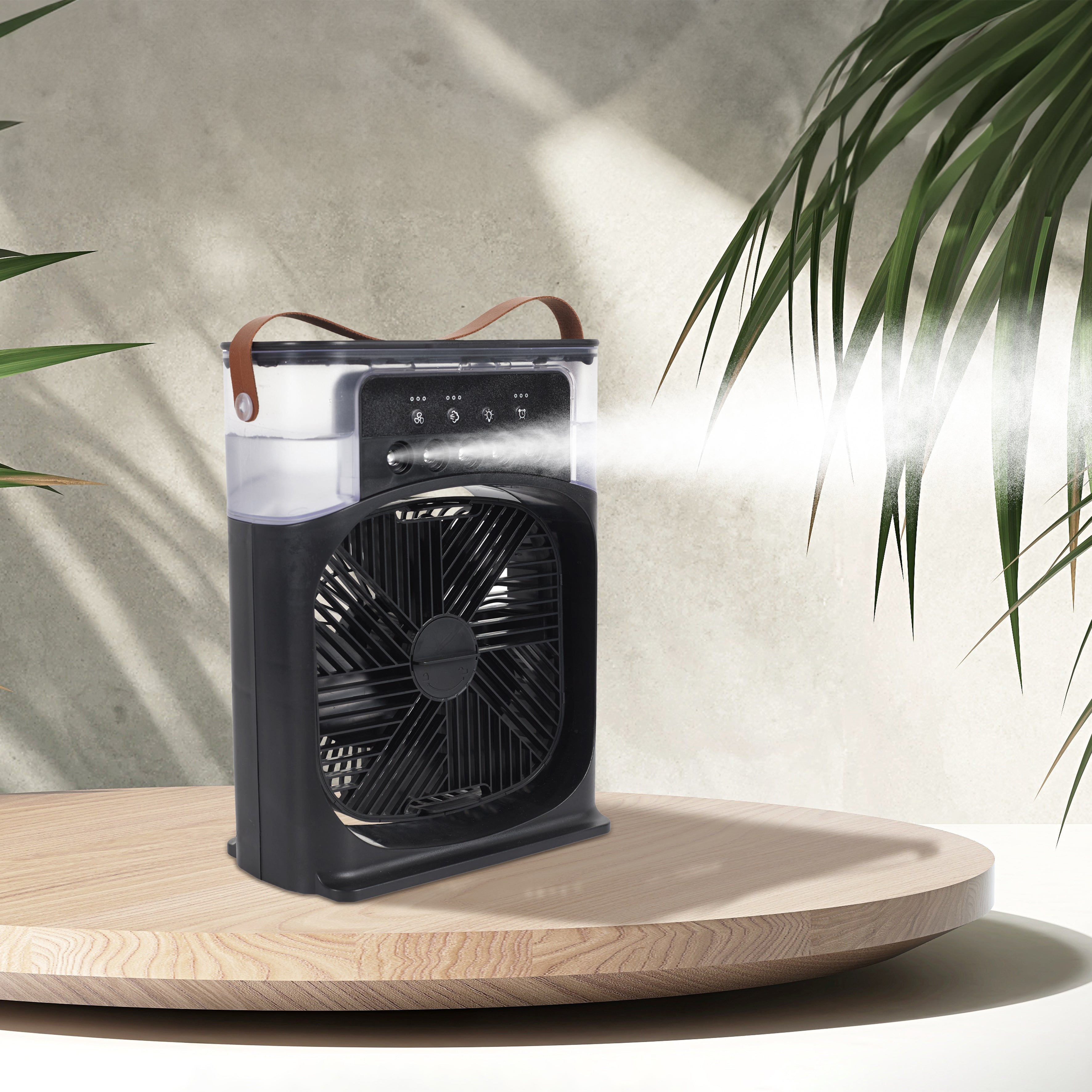 VENTILATEUR BRUMISATEUR LED RETRO