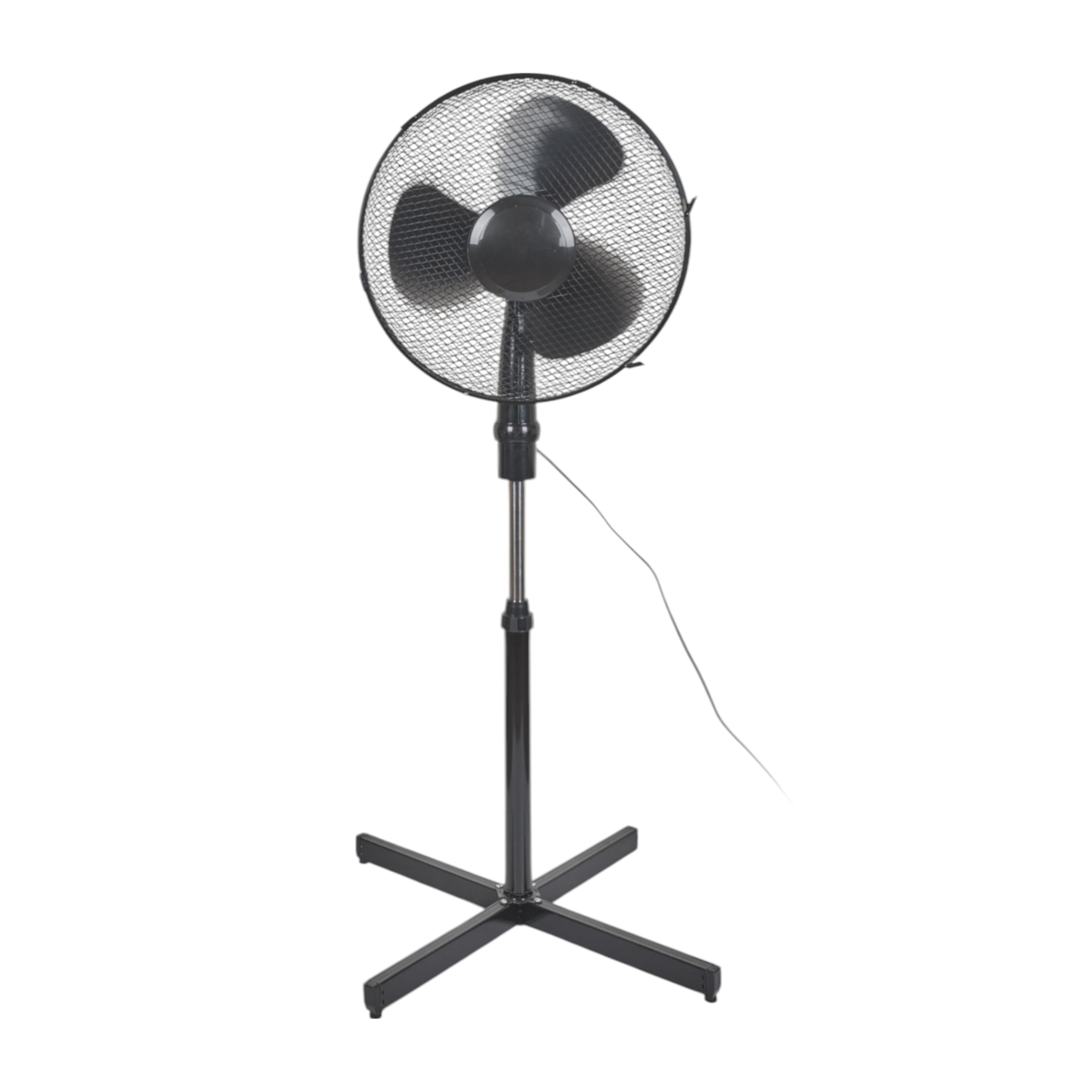 VENTILATEUR SUR PIED H128CM NOIR