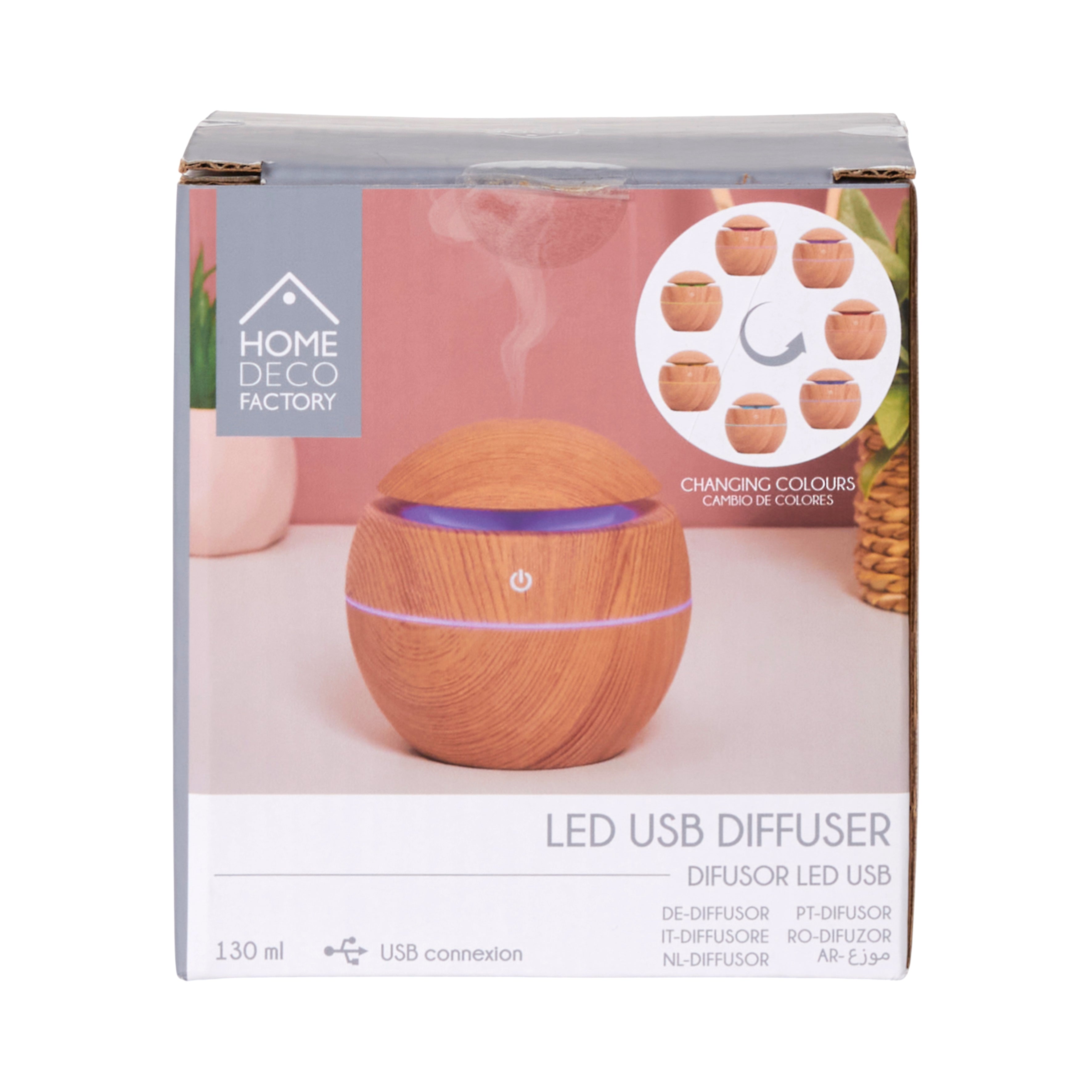DIFFUSEUR SPHERE EFFET BOIS