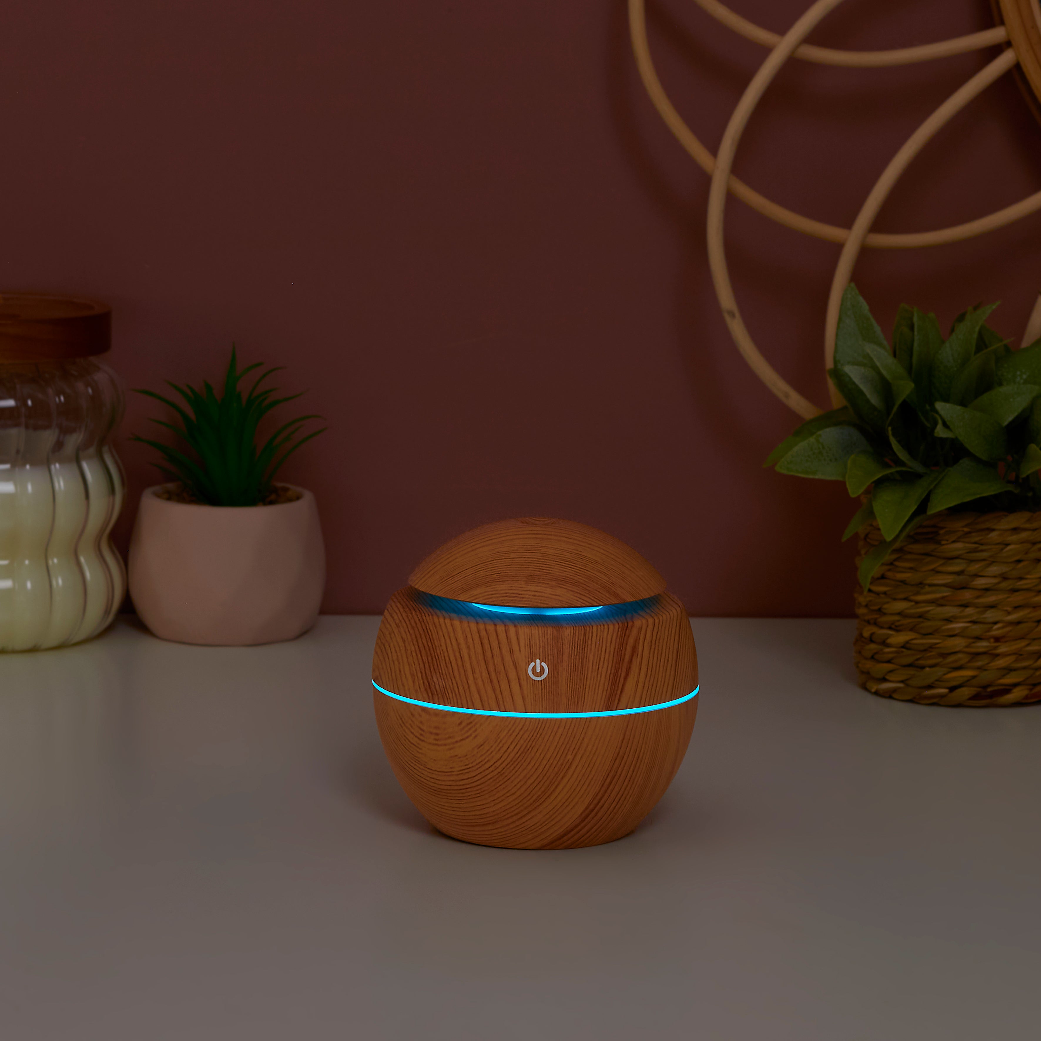 DIFFUSEUR SPHERE EFFET BOIS