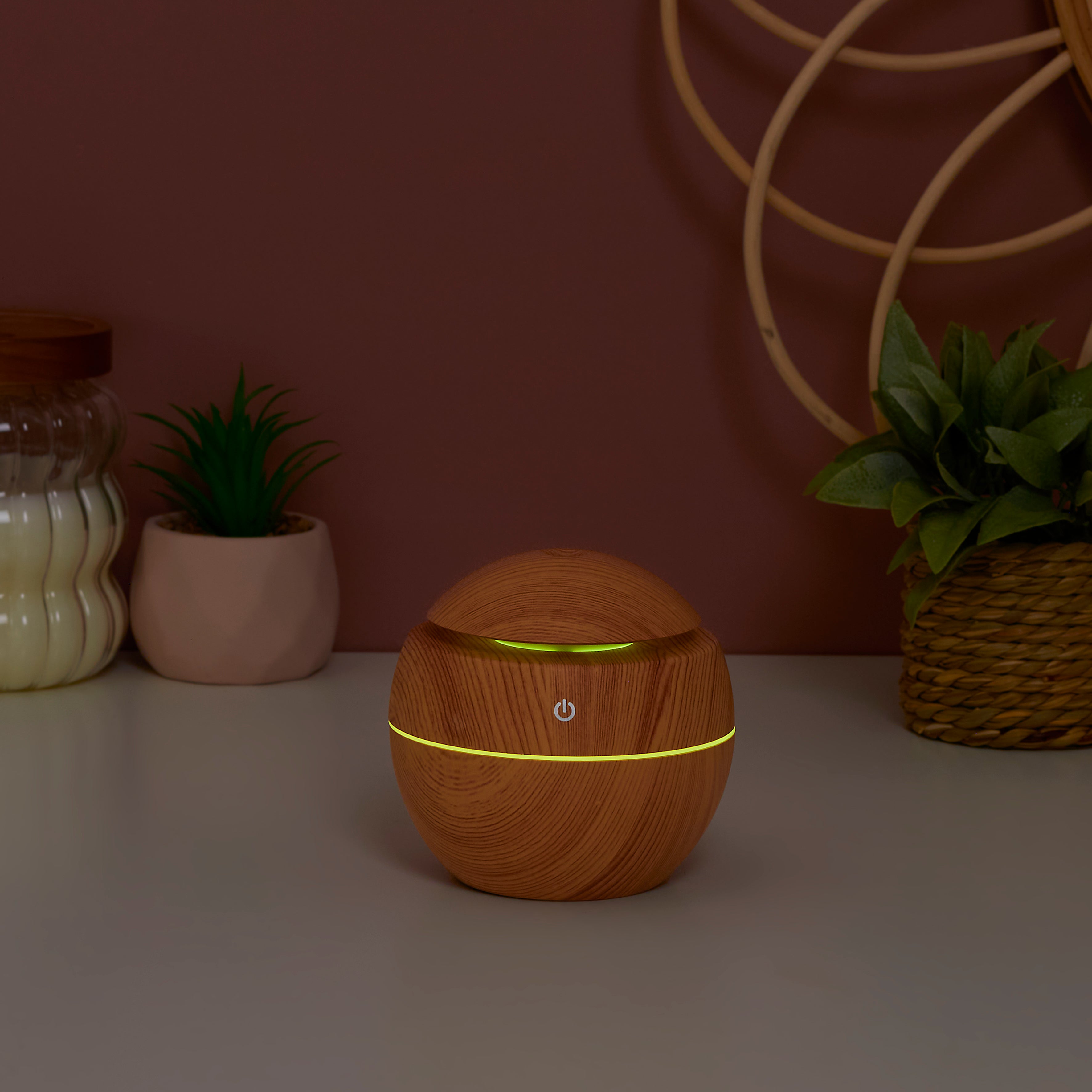 DIFFUSEUR SPHERE EFFET BOIS