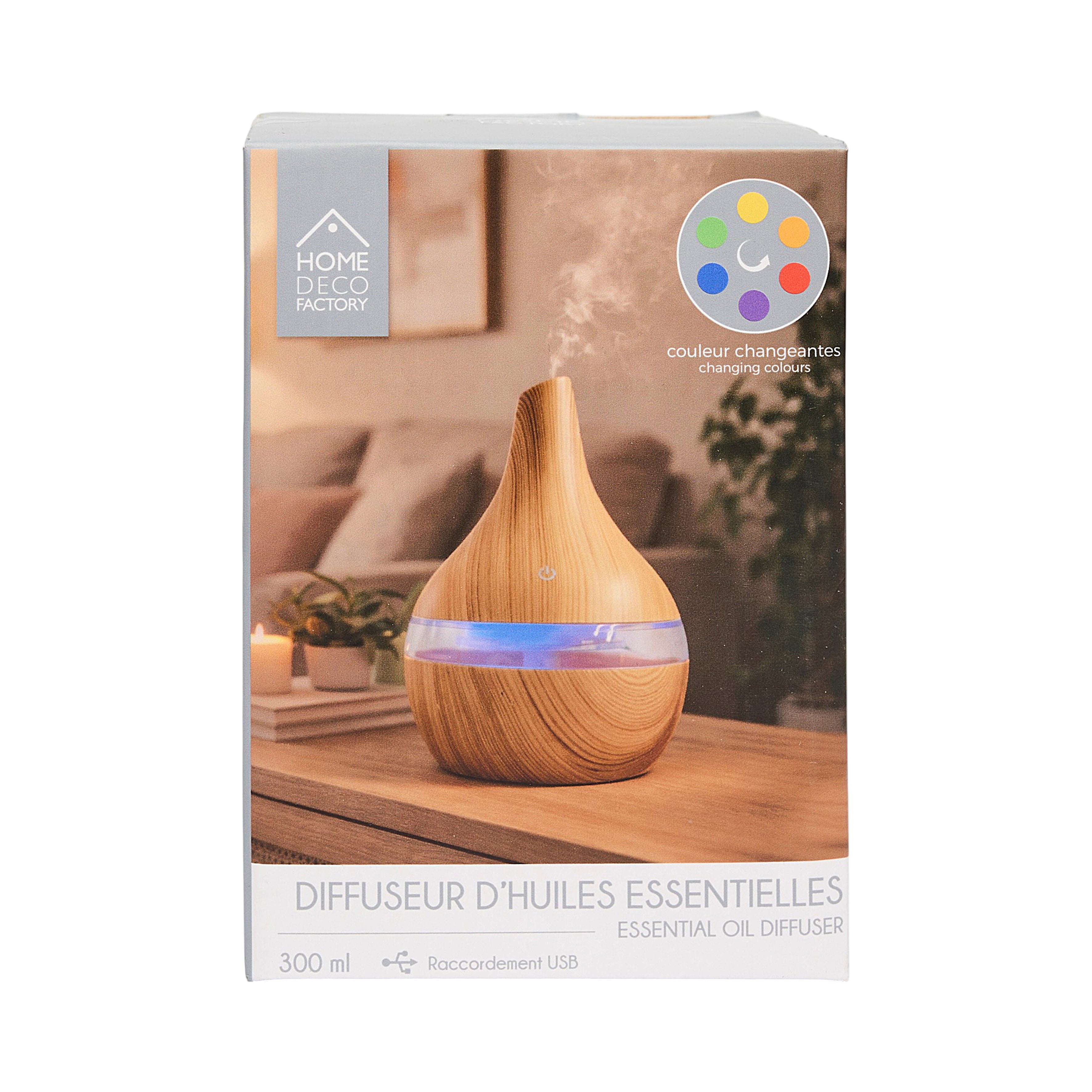DIFFUSEUR HUILES ESSENTIELLES LED GOUTTE
