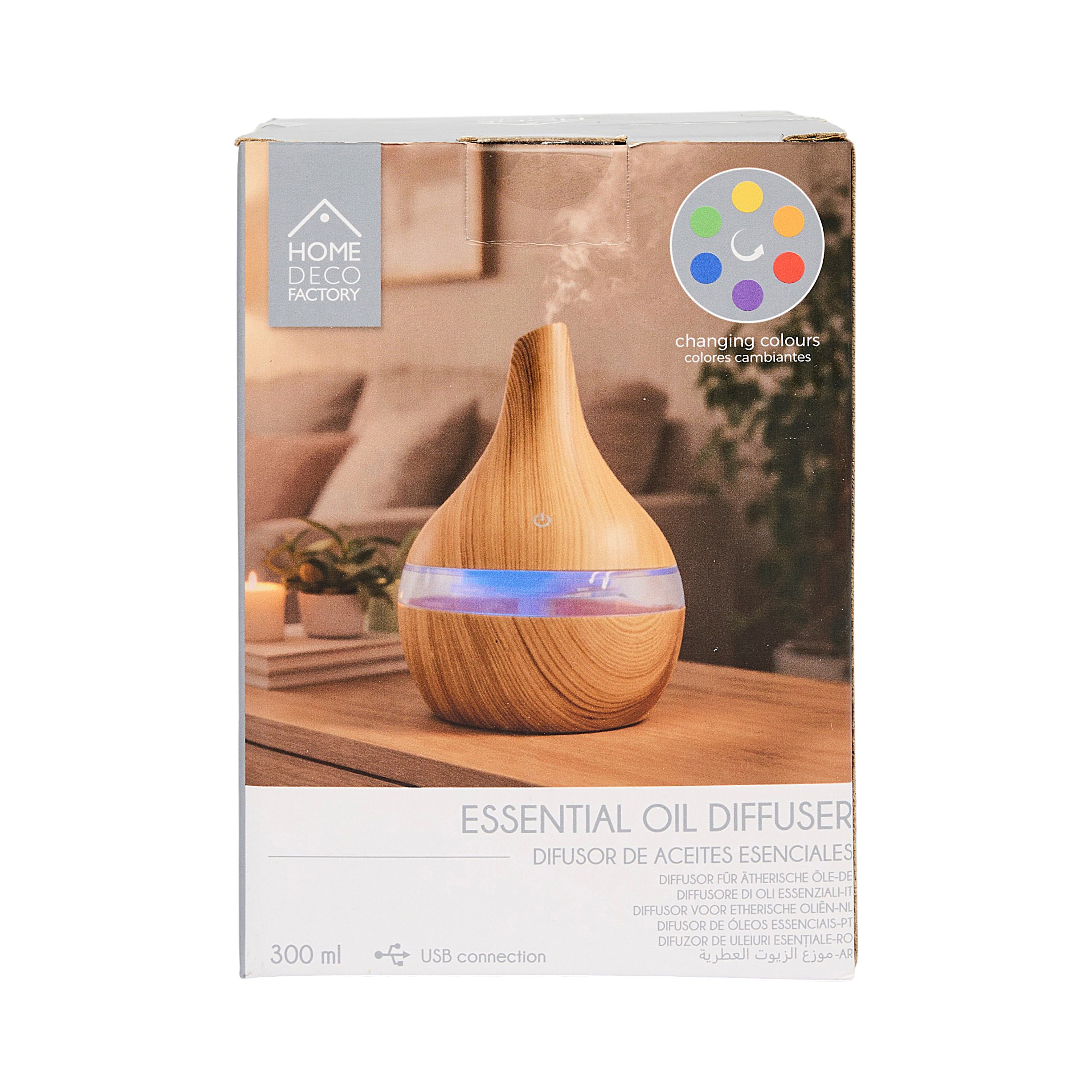 DIFFUSEUR HUILES ESSENTIELLES LED GOUTTE