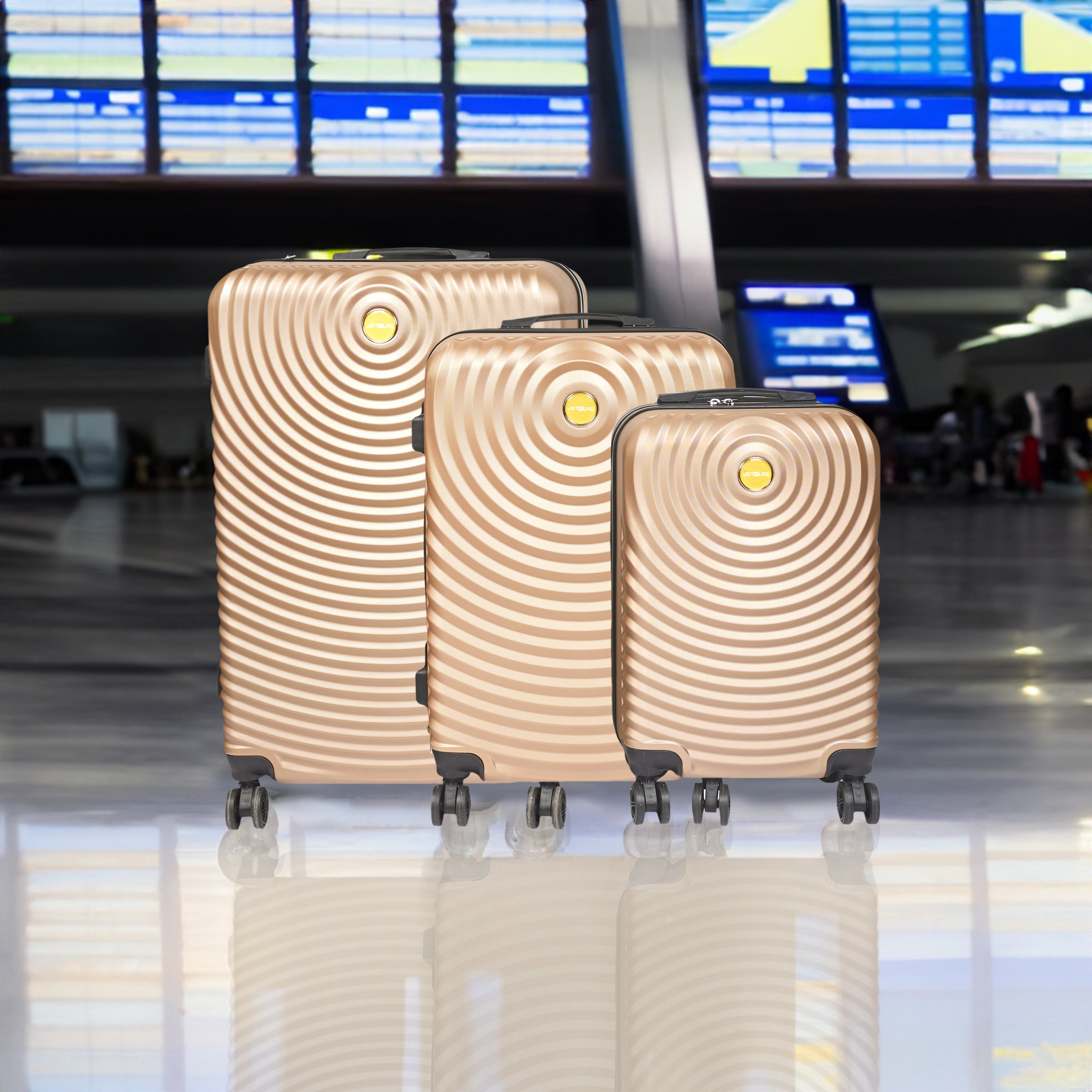 VALISE BARCELONE BEIGE X3 39L 68L 95L