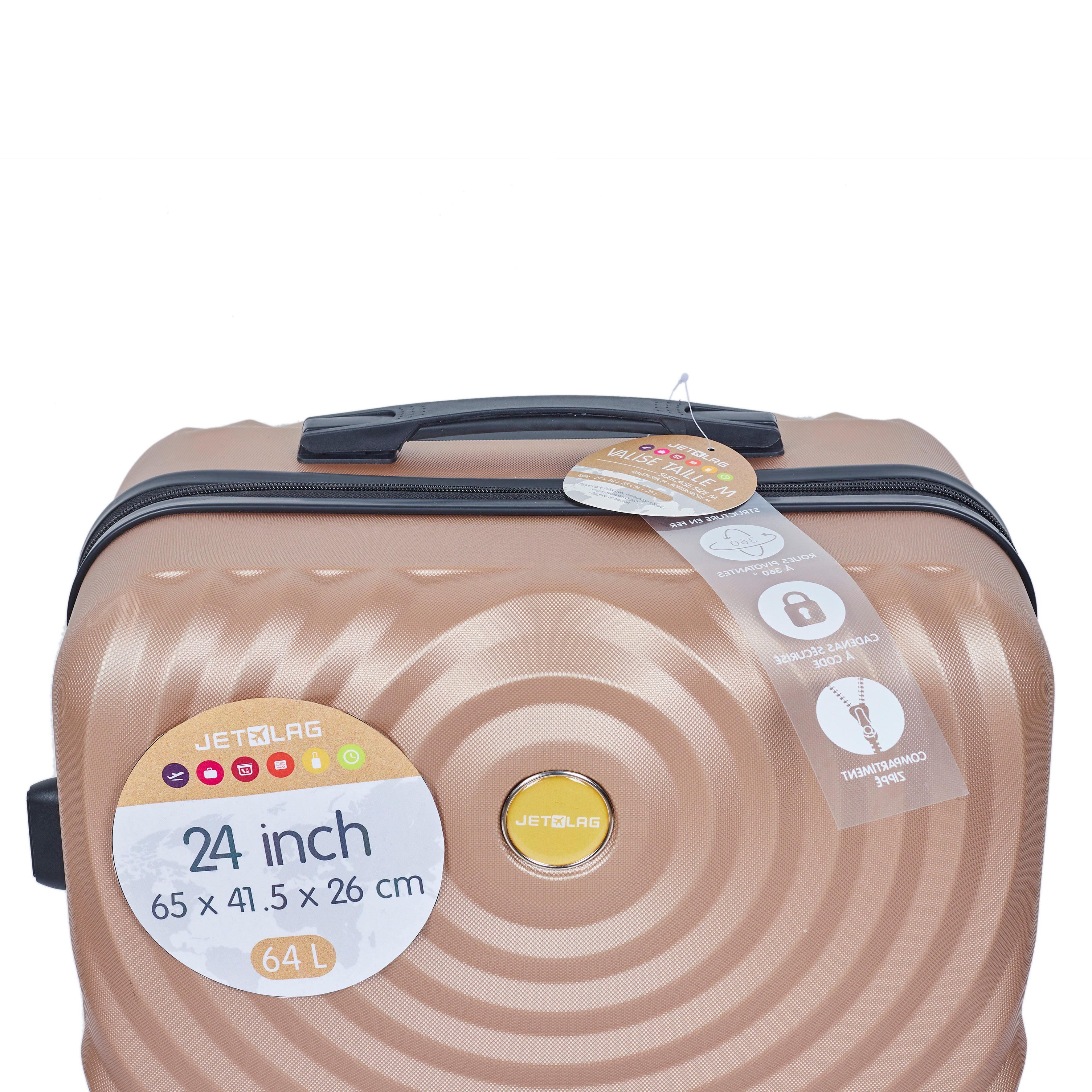 VALISE BARCELONE BEIGE X3 39L 68L 95L