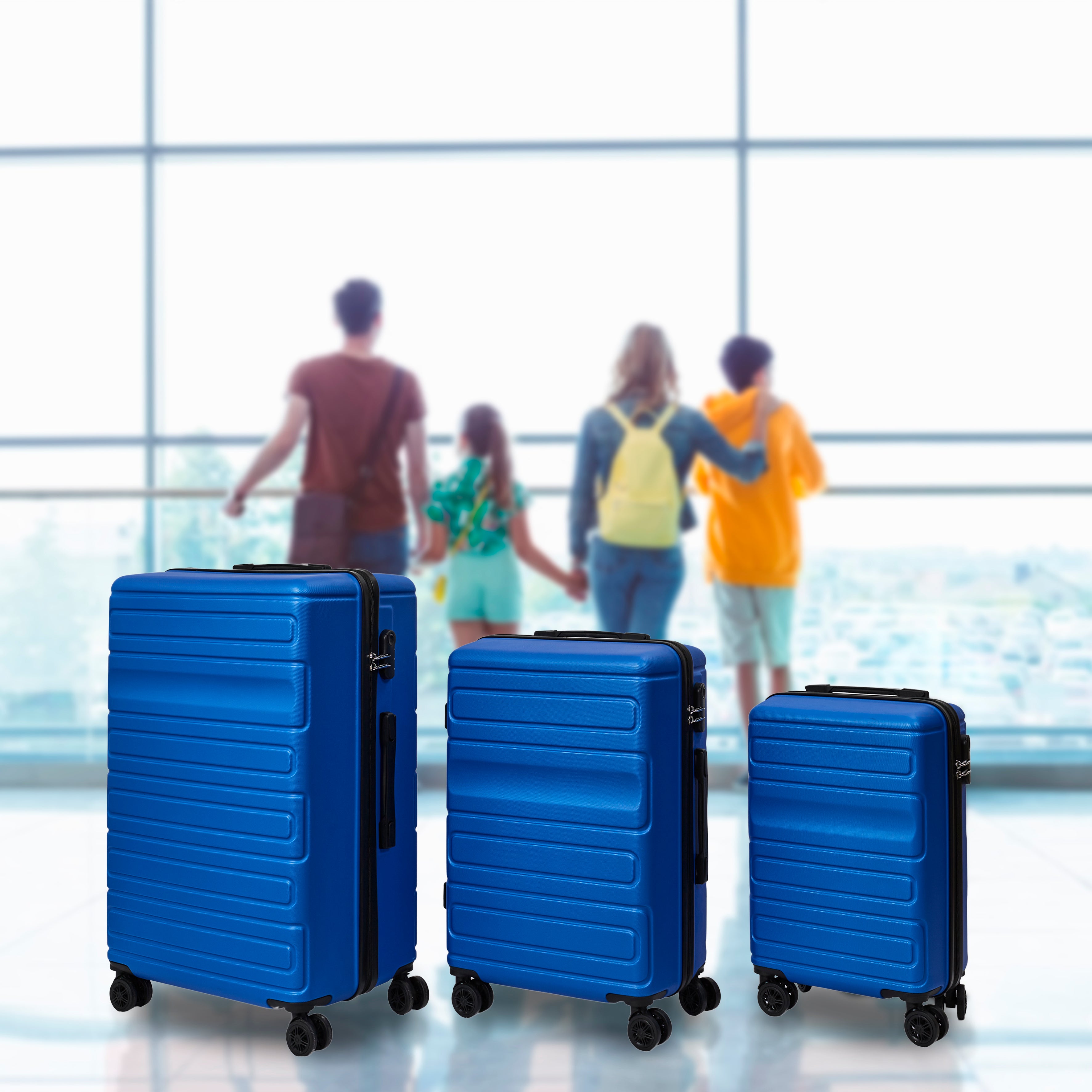 VALISE ACAPULCO BLEU X3 35L 66L 104L