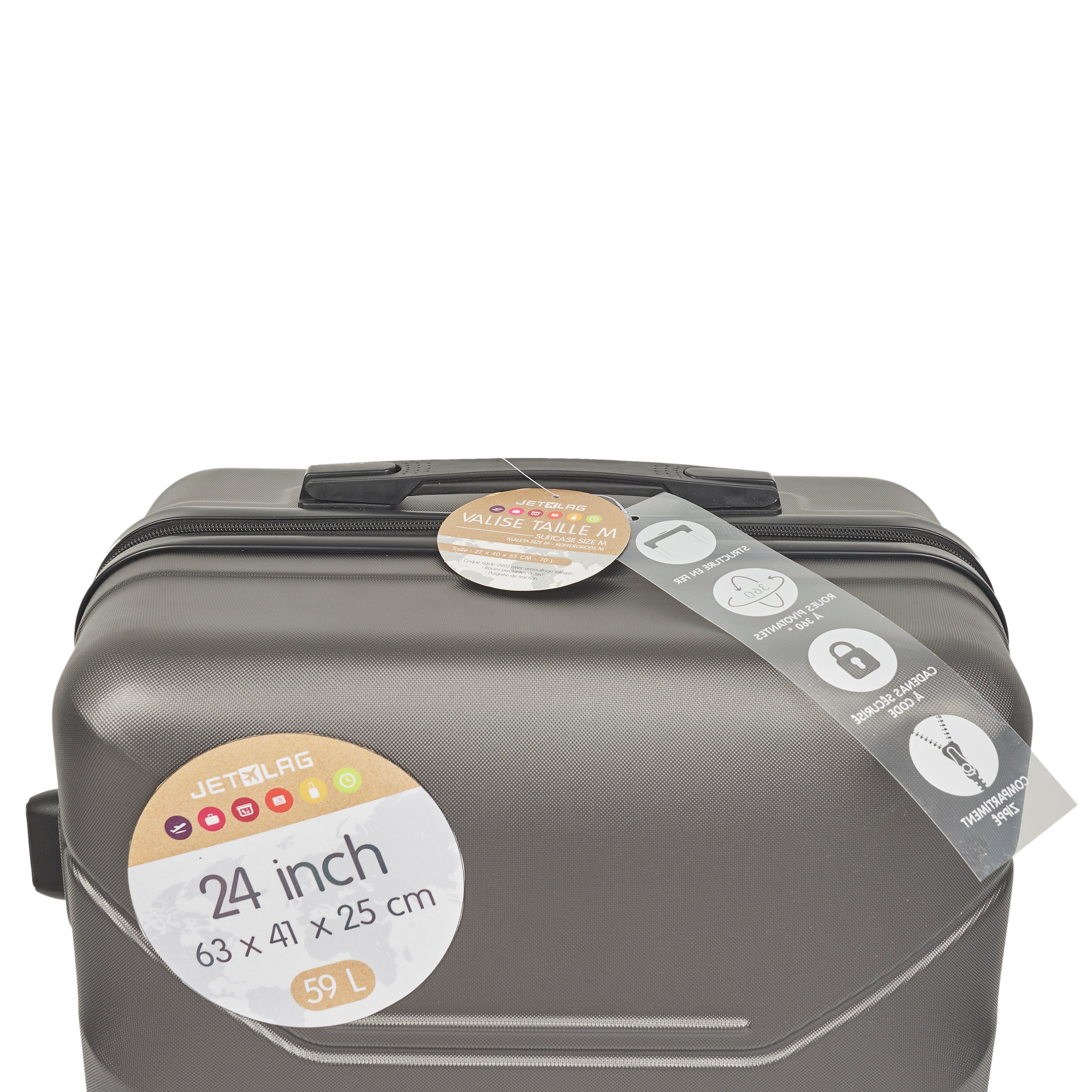 VALISE LONDRES GRISE X3 36L 65L 103L