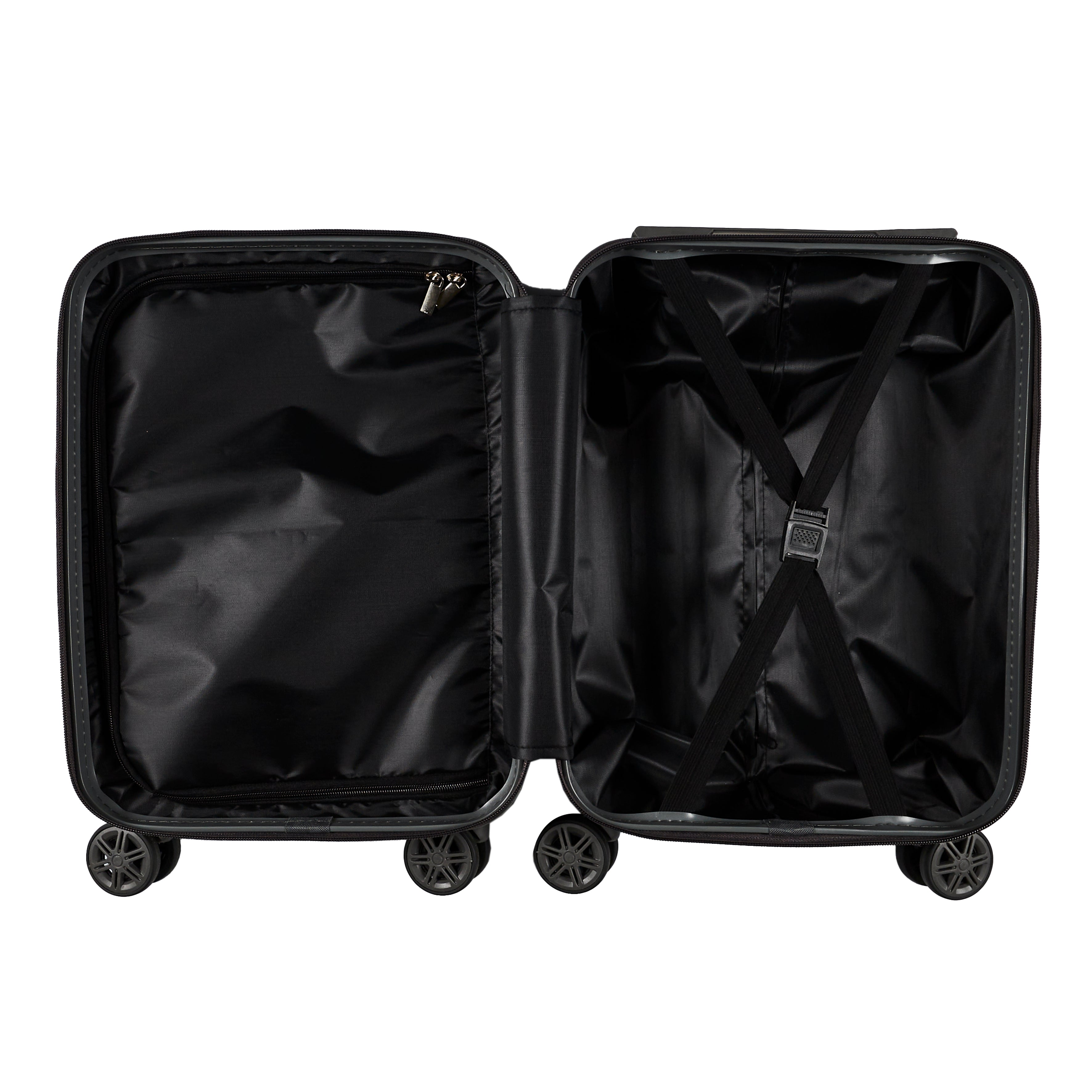 VALISE CABINE MONDE NOIR 24L