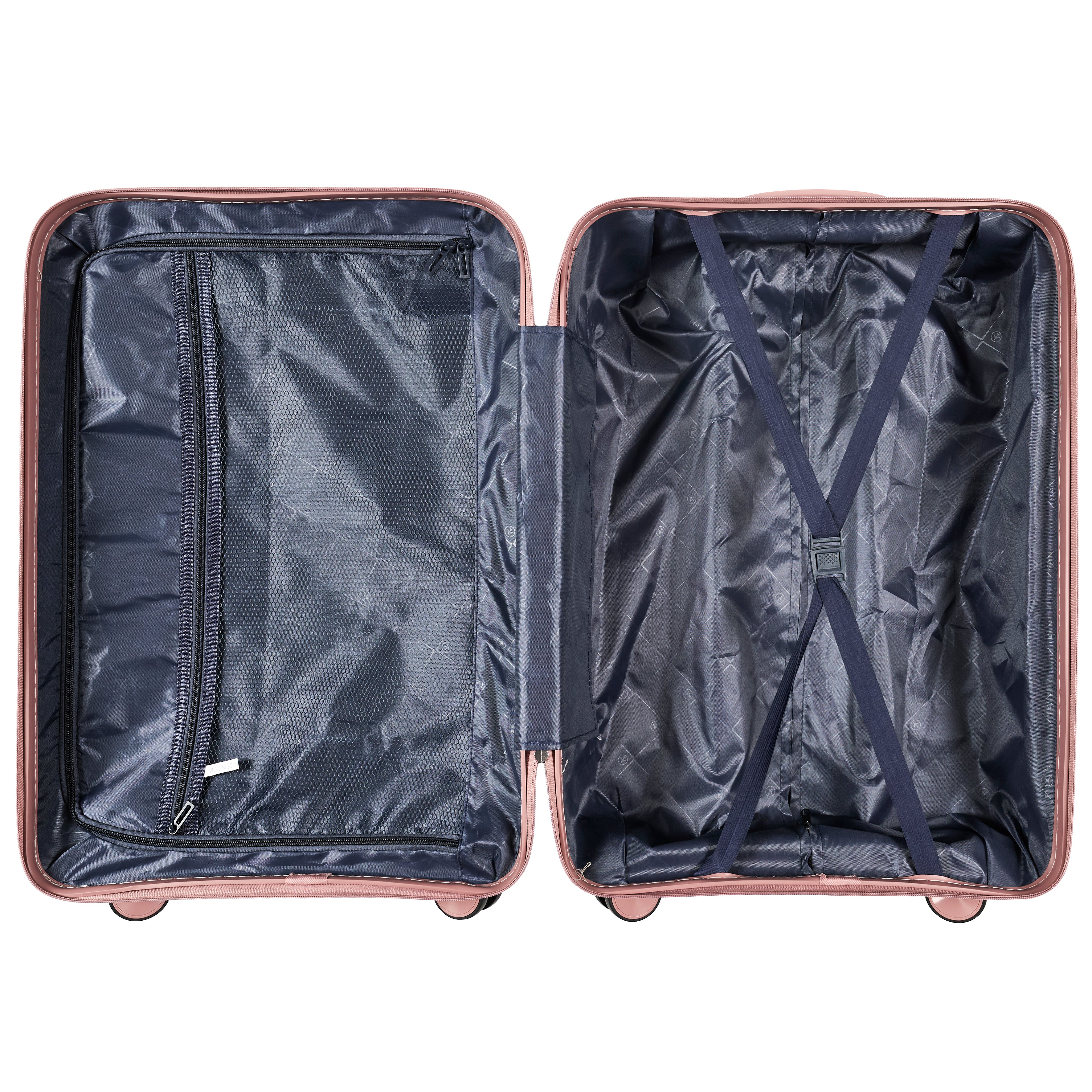 VALISE MADRID ROSE POUDRE X4 13L 38L 71L 107L