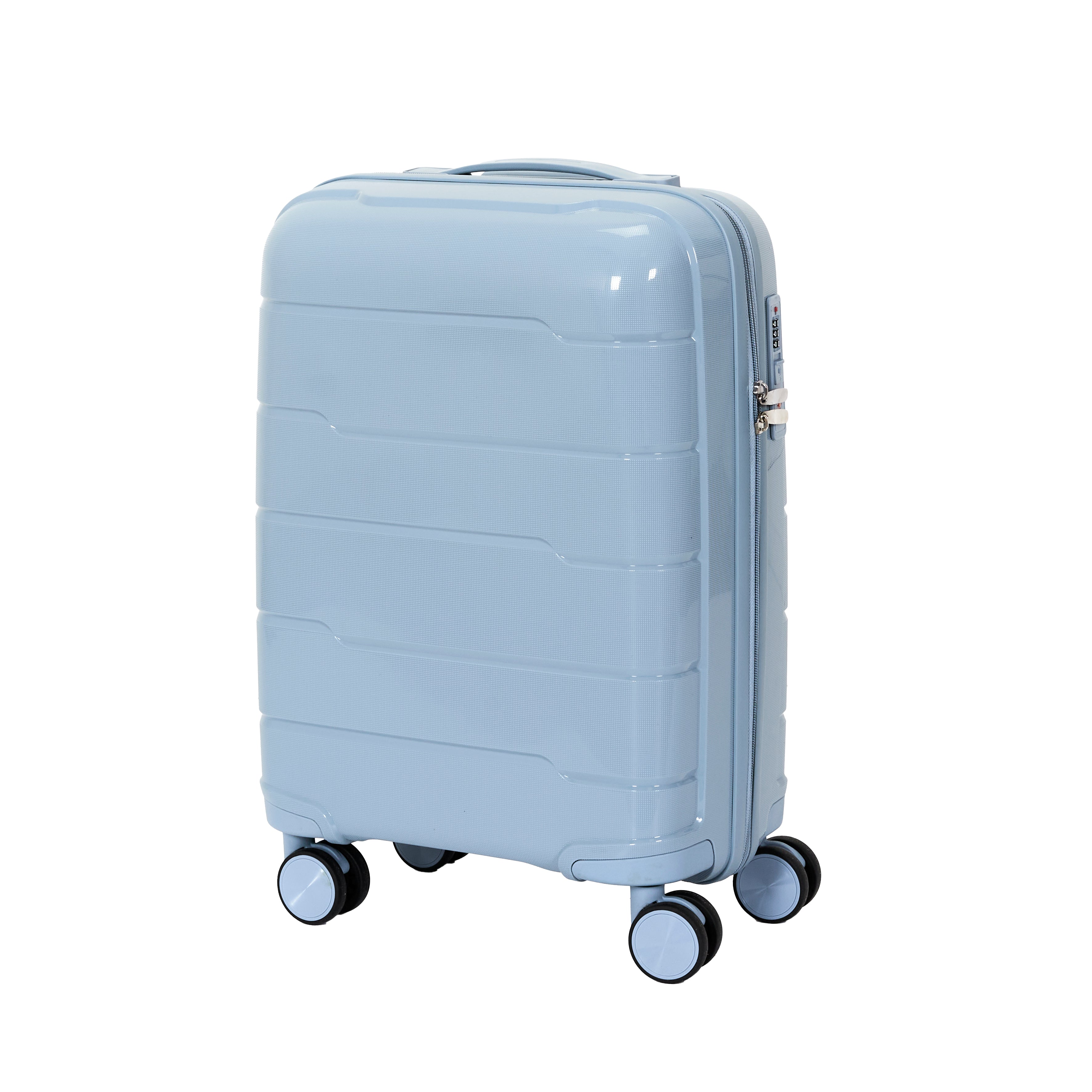 VALISE MADRID BLEU GRIS X3 38L 71L 107L