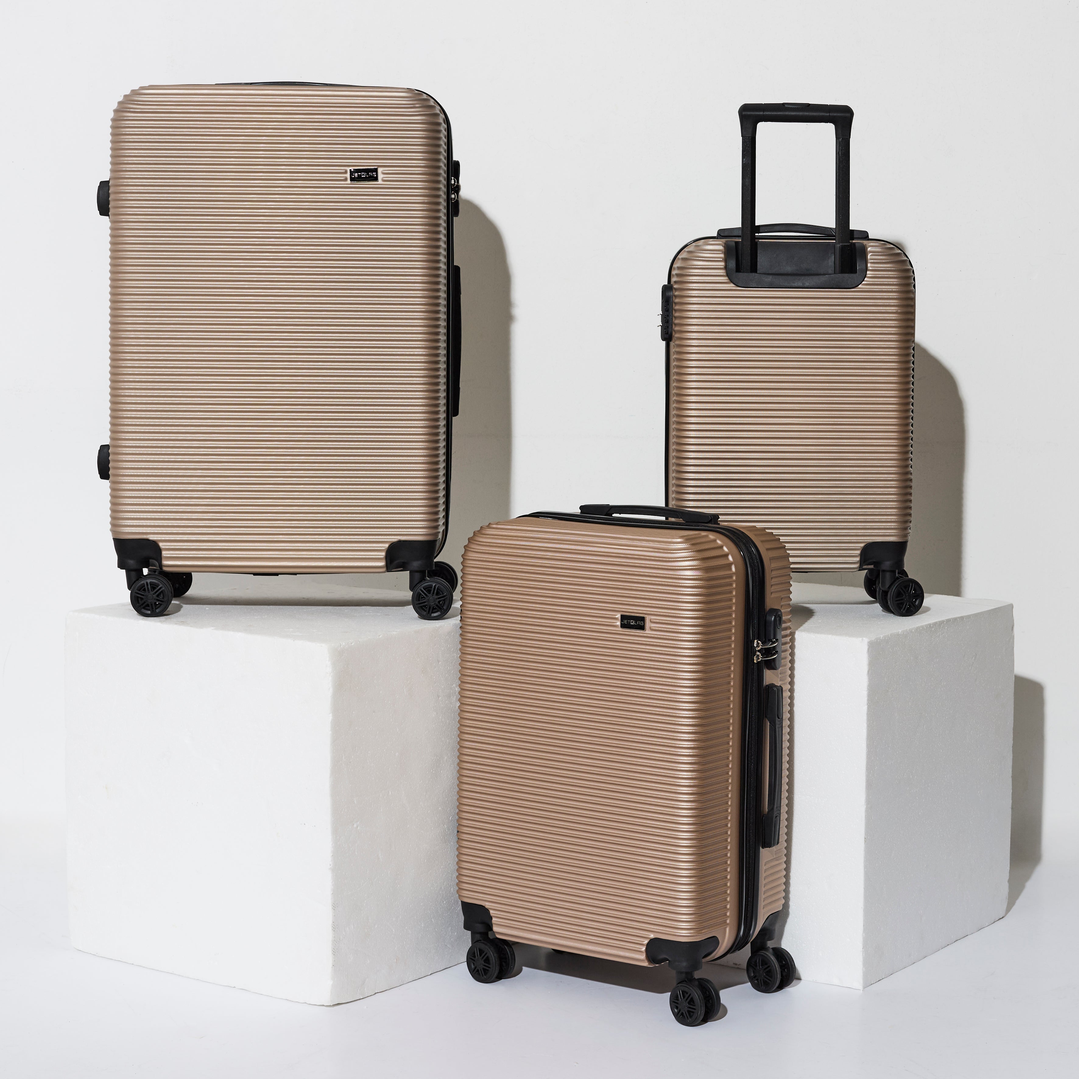 VALISE IBIZA CHAMPAGNE X3 43L 68L 95L