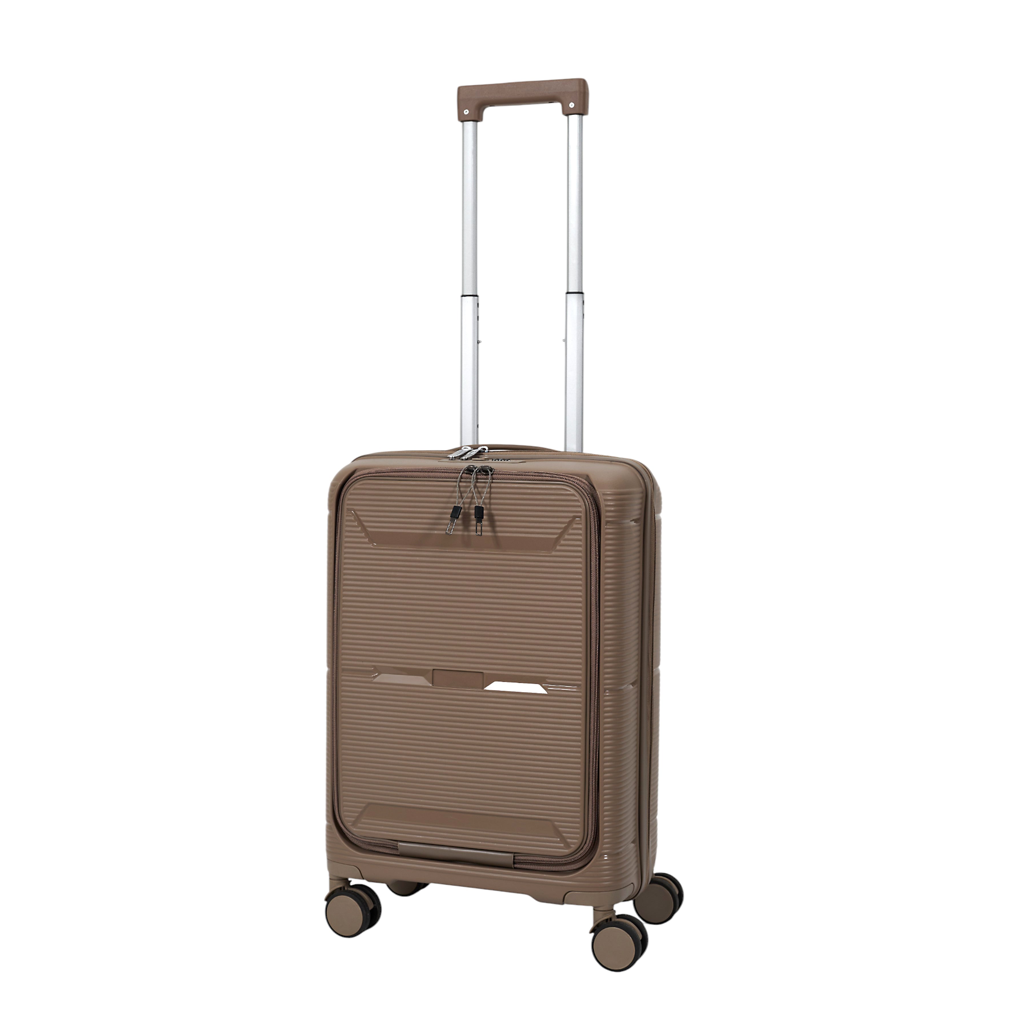 VALISE CABINE BEIGE OUVERTURE FRONTALE SYDNEY