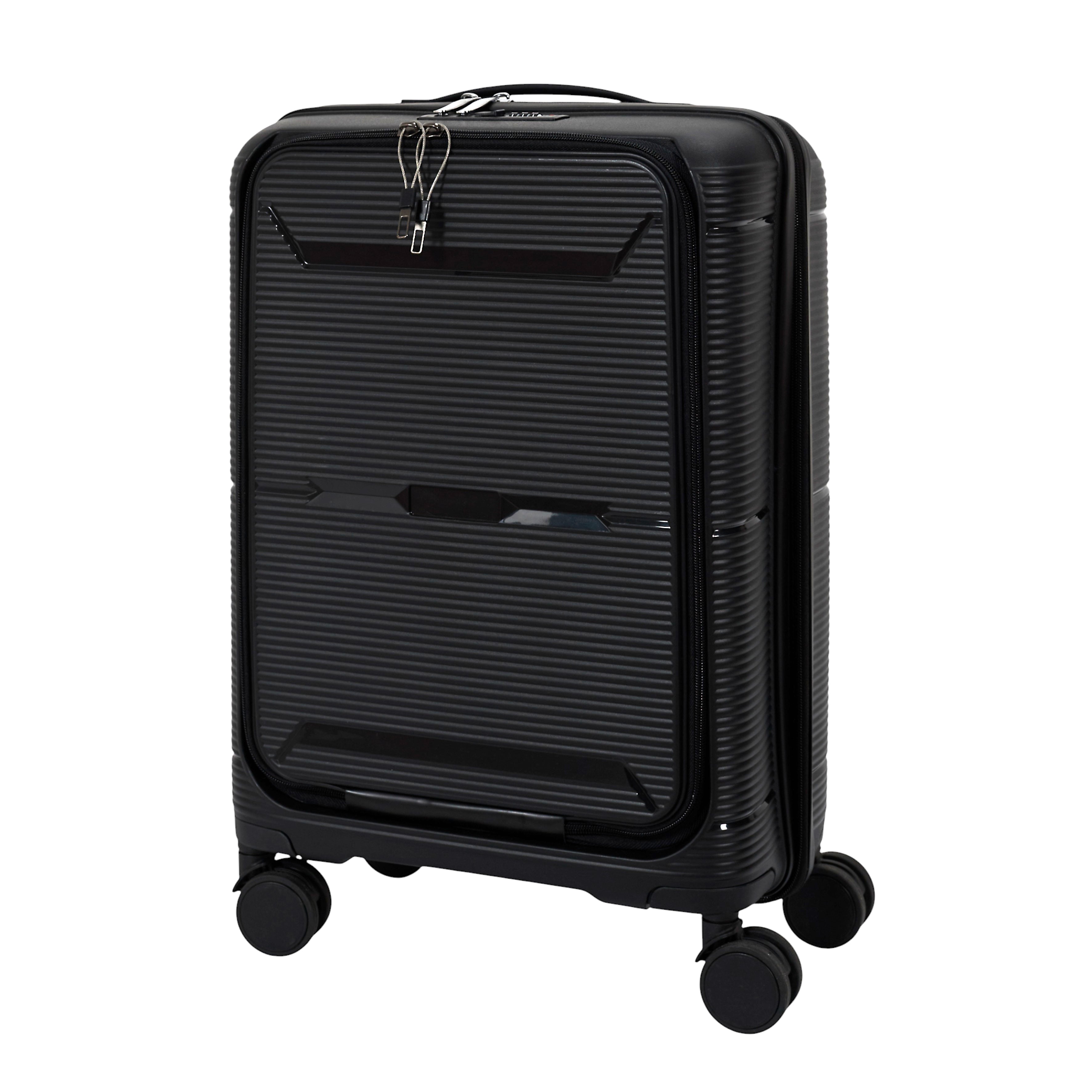 VALISE CABINE NOIRE OUVERTURE FRONTALE SYDNEY