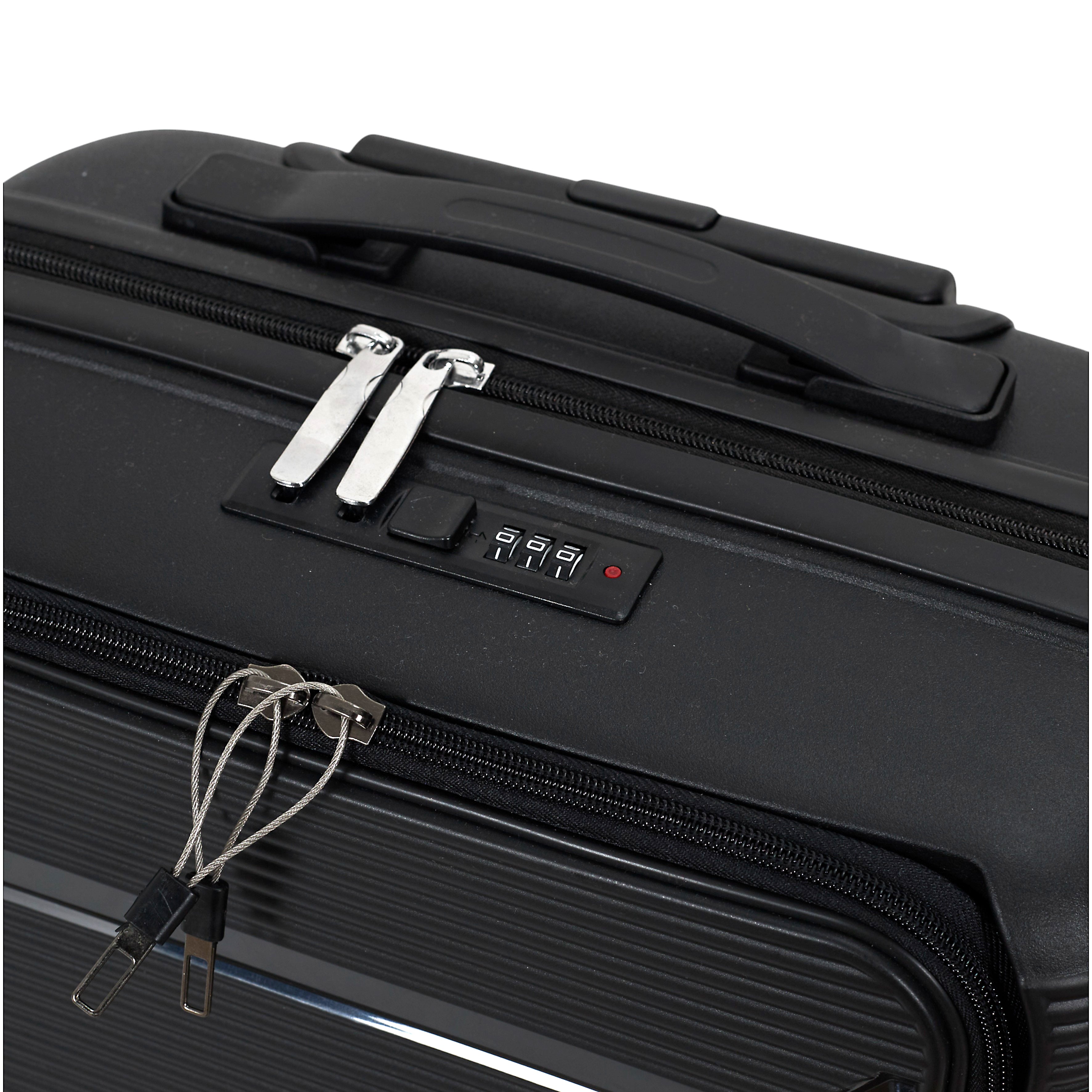 VALISE CABINE NOIRE OUVERTURE FRONTALE SYDNEY