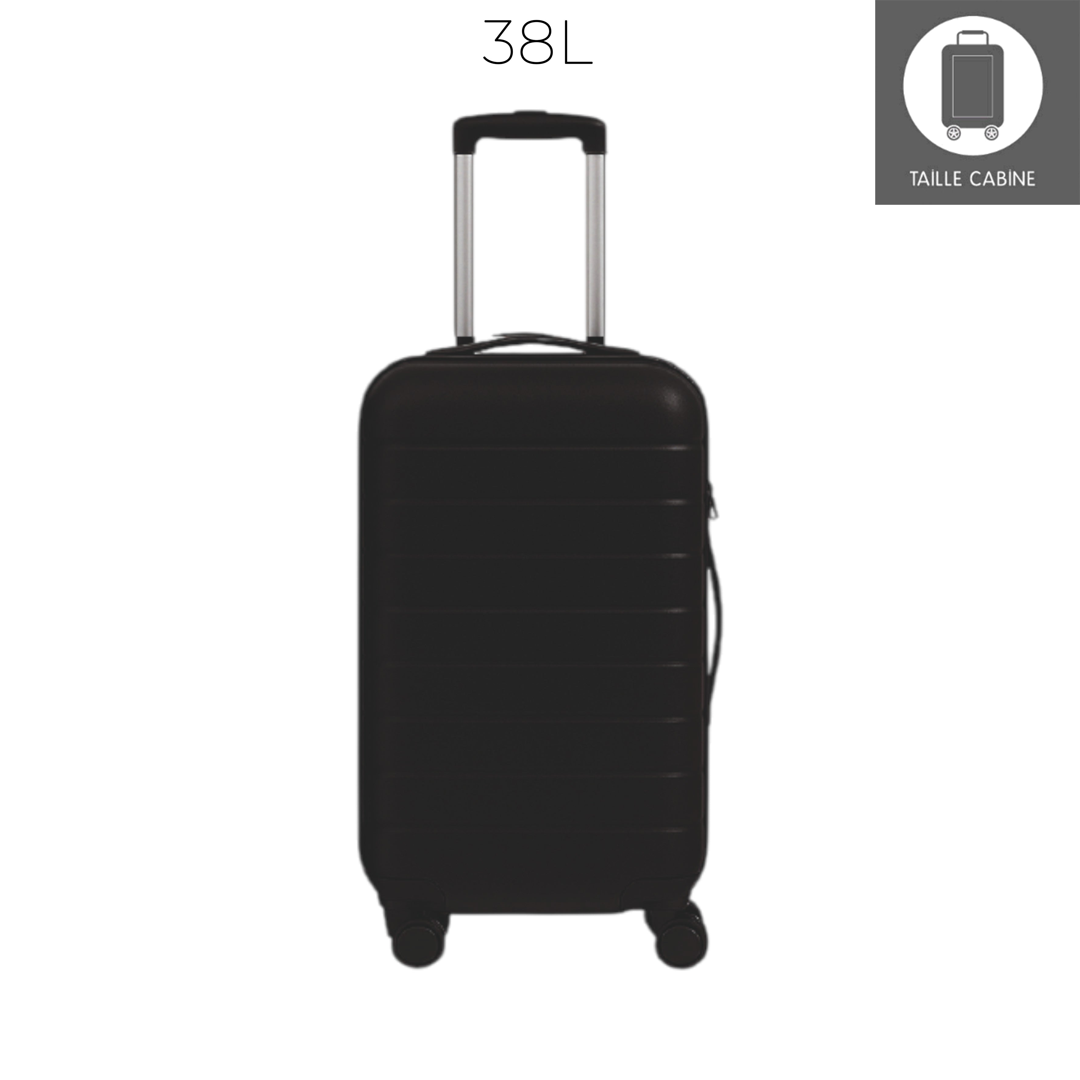 VALISE CABINE DENVER NOIR 38L