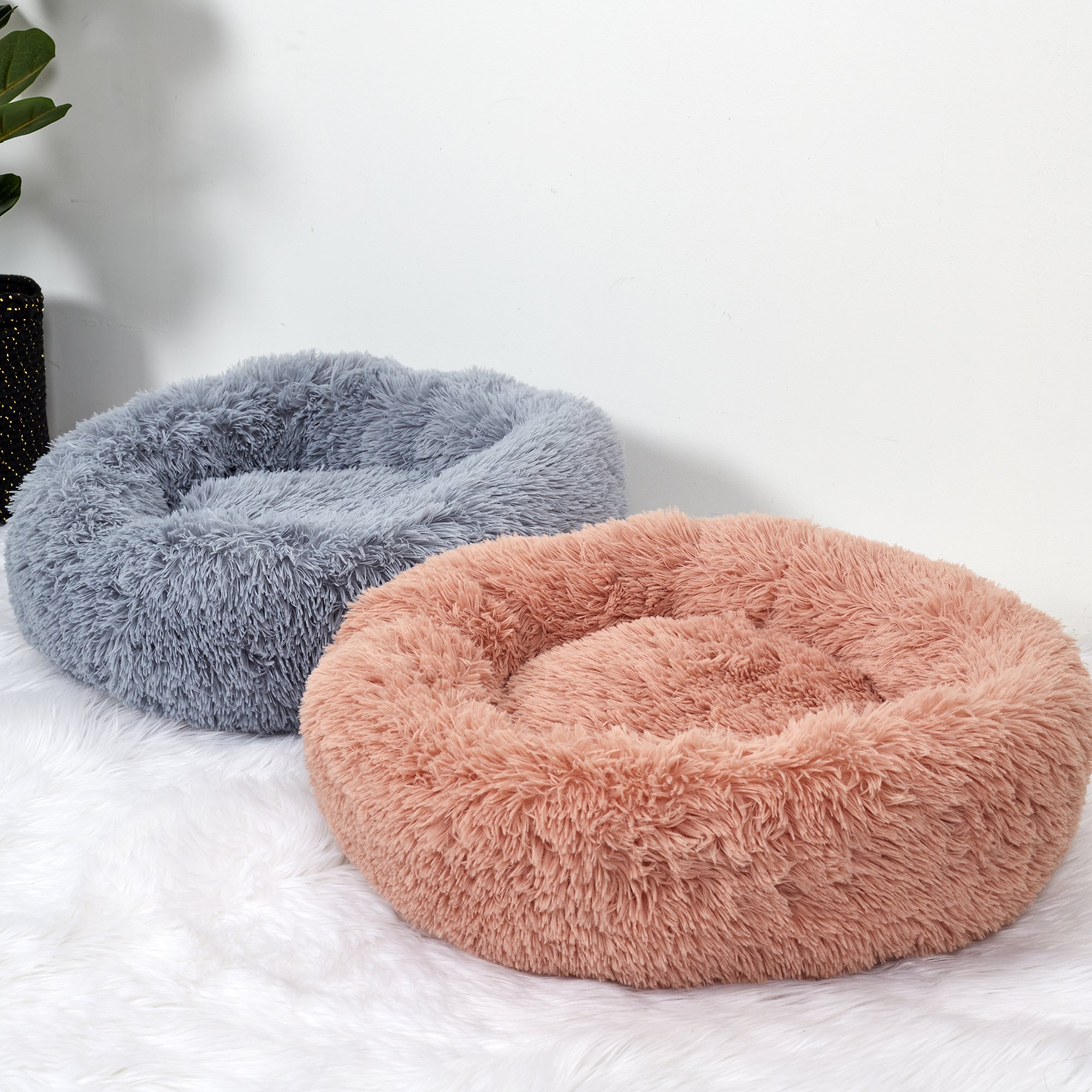 COUSSIN LIT APAISANT CHAT ROSE 60CM