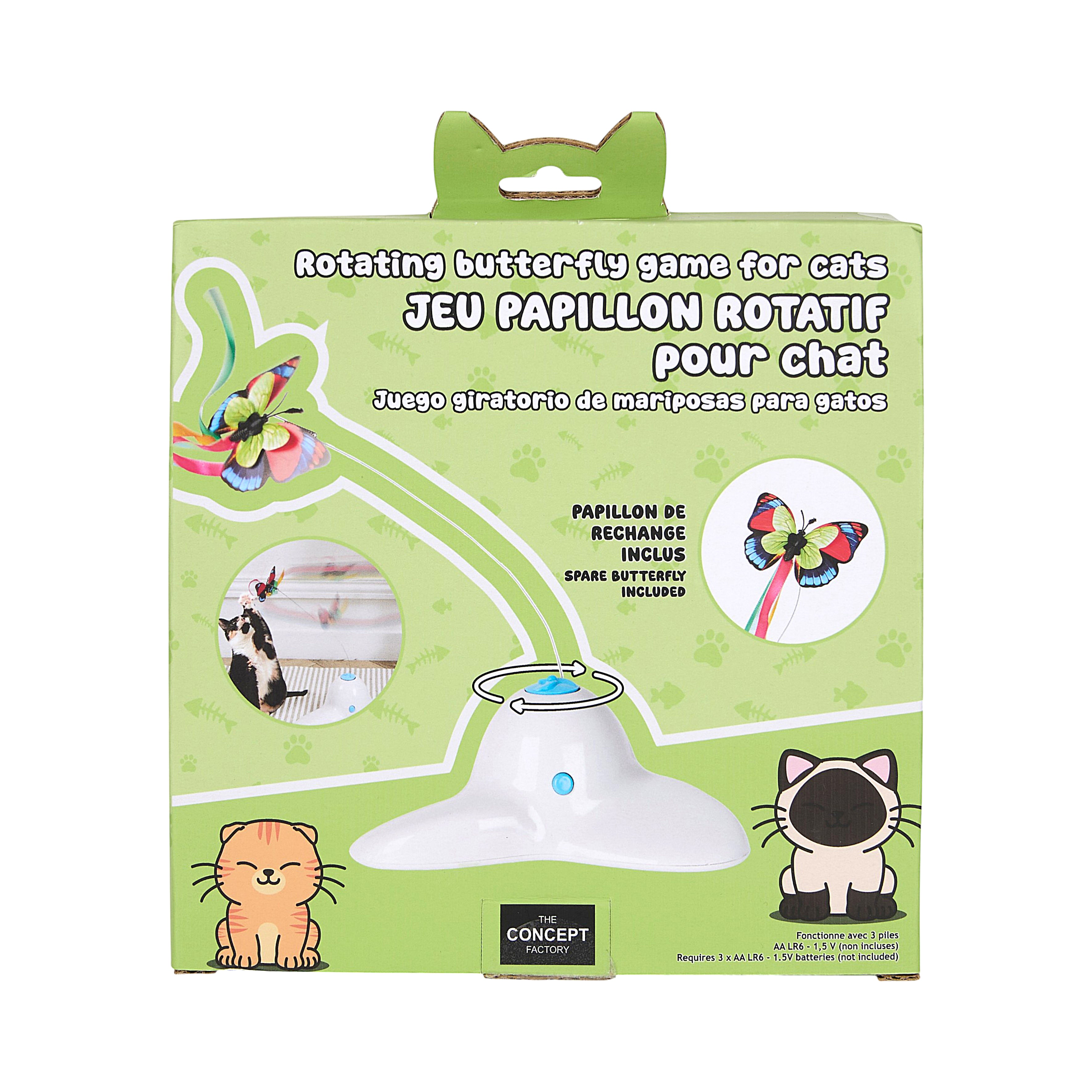 JEU PAPILLON INTERACTIF POUR CHAT