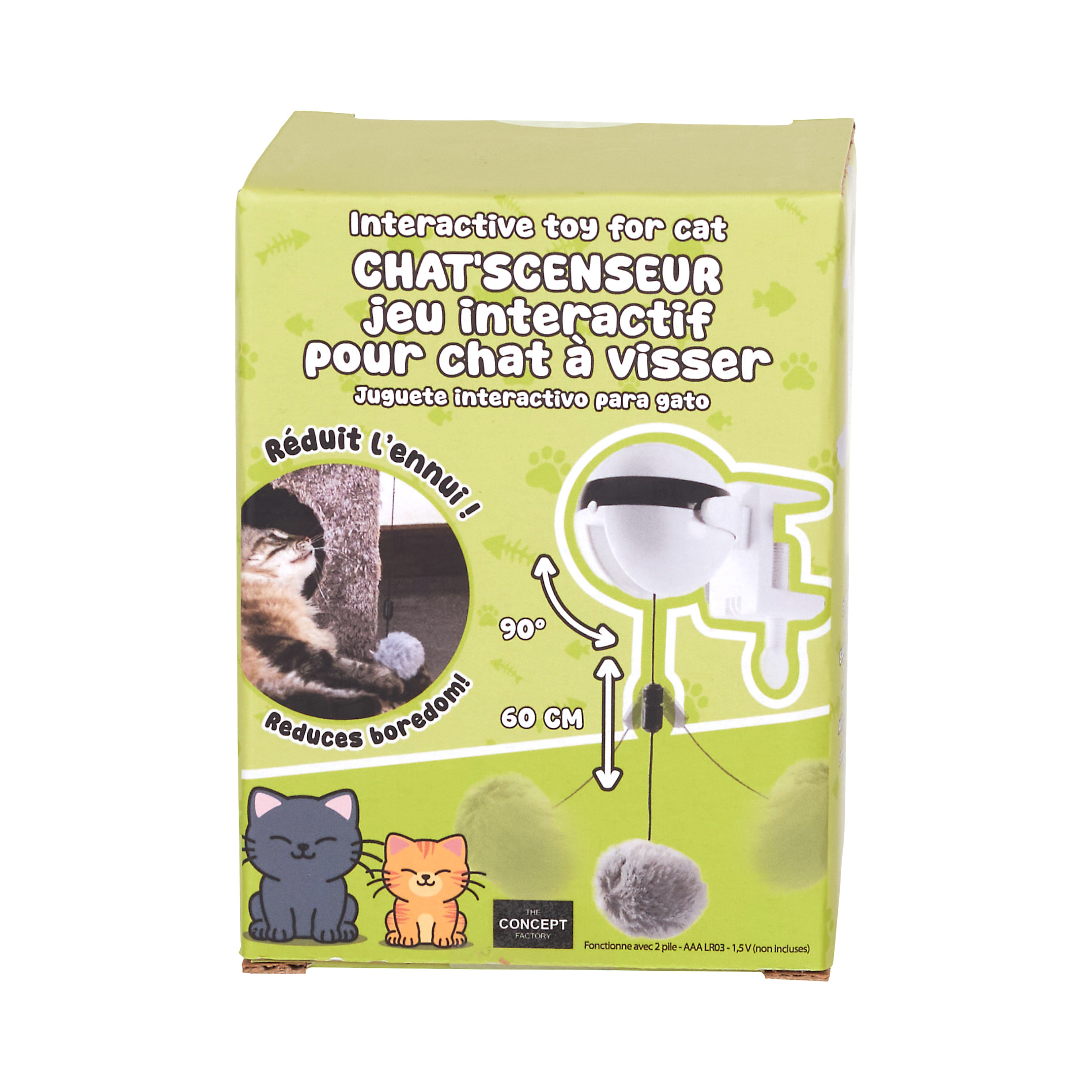 JEU INTERACTIF POUR CHAT A VISSER CHAT SCENSEUR
