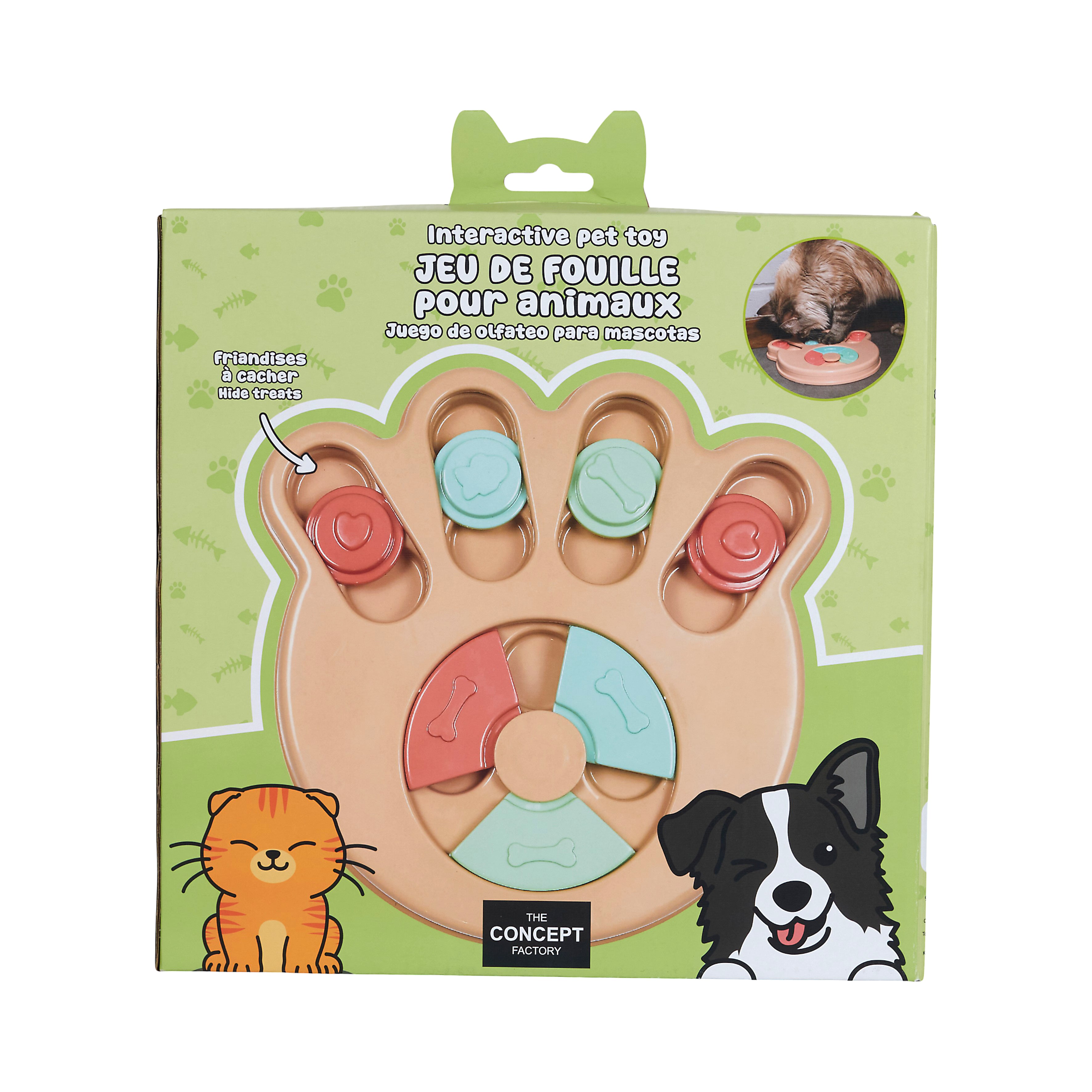 JEU DE FOUILLE POUR ANIMAUX