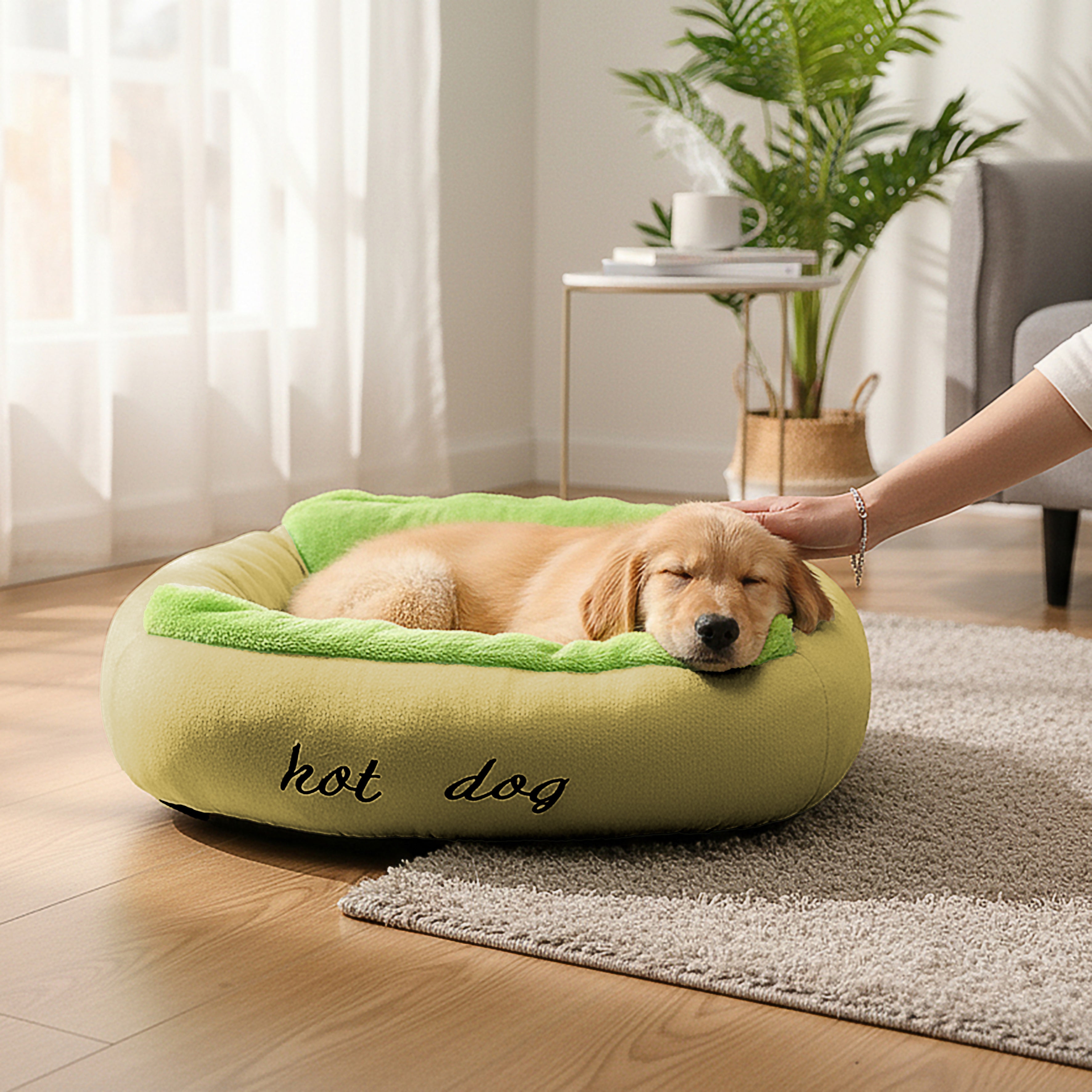 COUSSIN LIT ANIMAUX HOT DOG