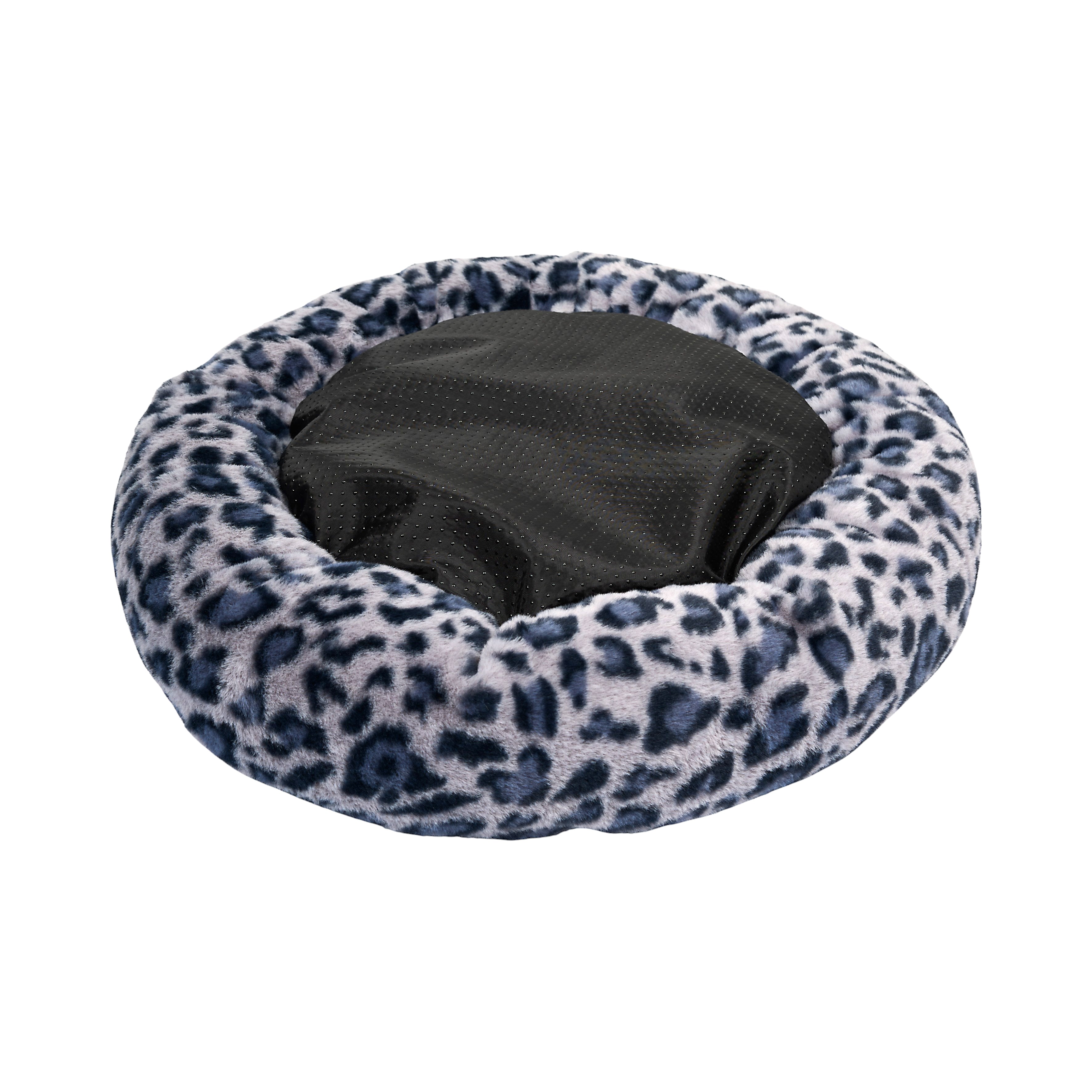 COUSSIN LIT ANIMAUX LEOPARD 50CM
