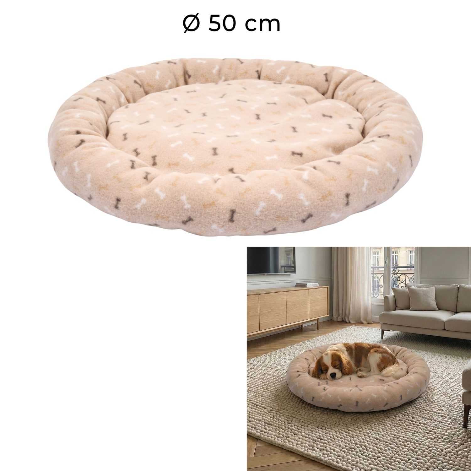 COUSSIN LIT ANIMAUX 48CM