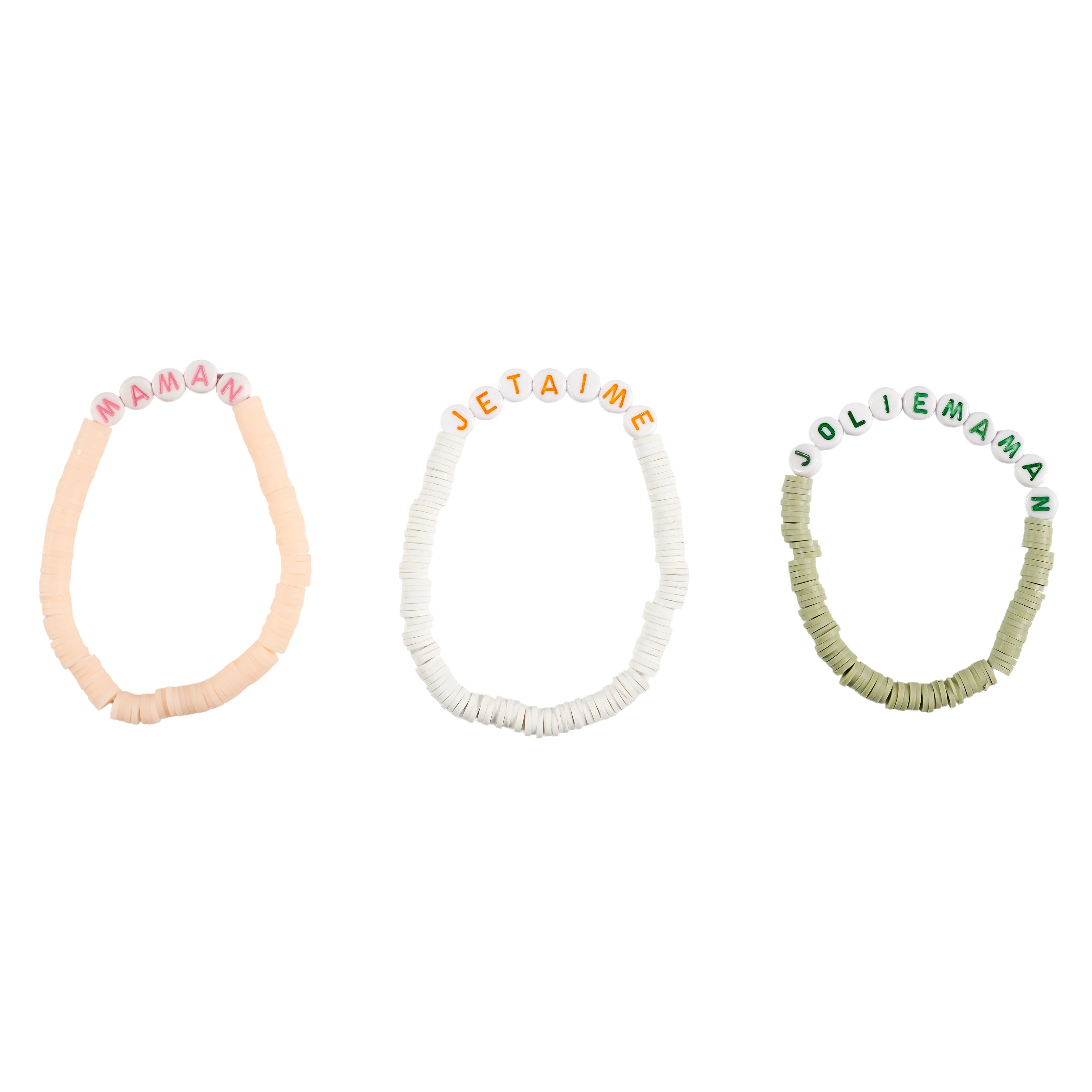 BRACELET PERLE A MESSAGE X3