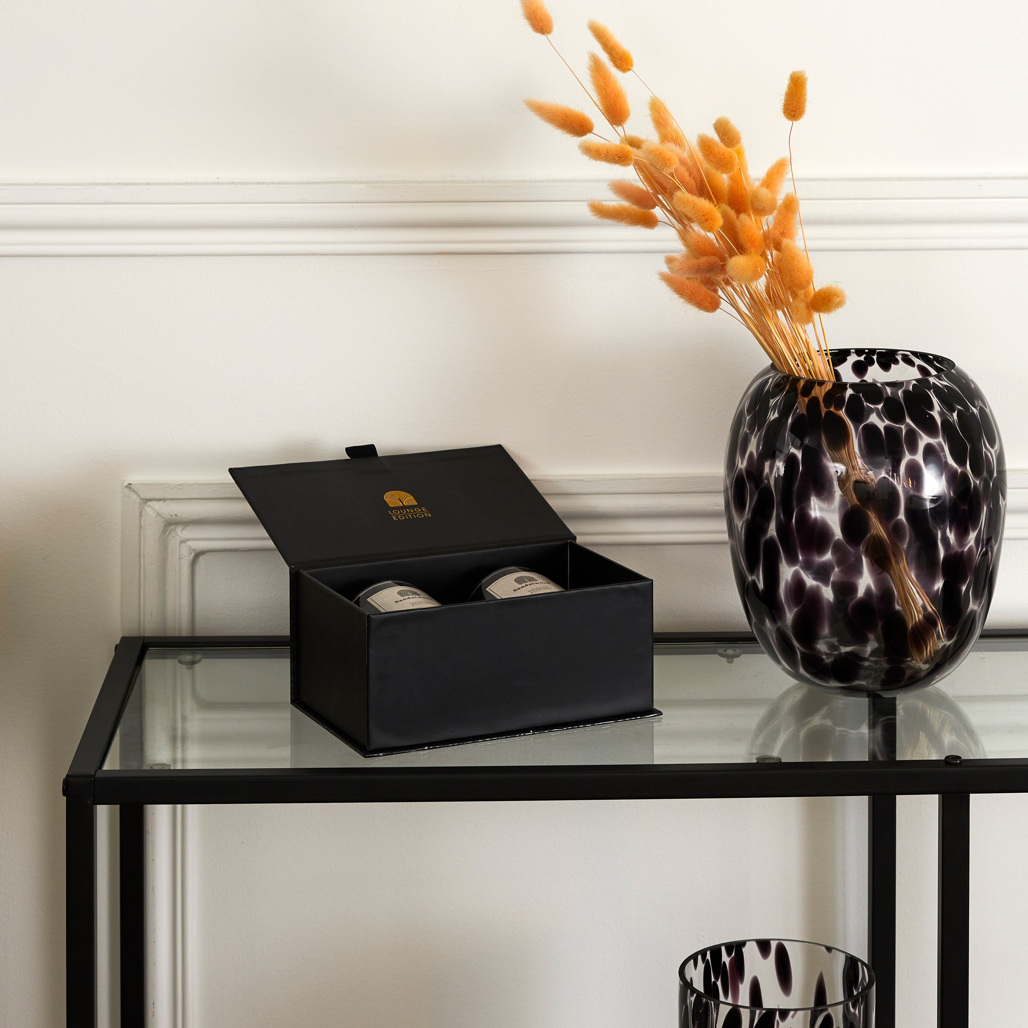 BOUGIE PARFUMEE X2 COFFRET LOUNGE