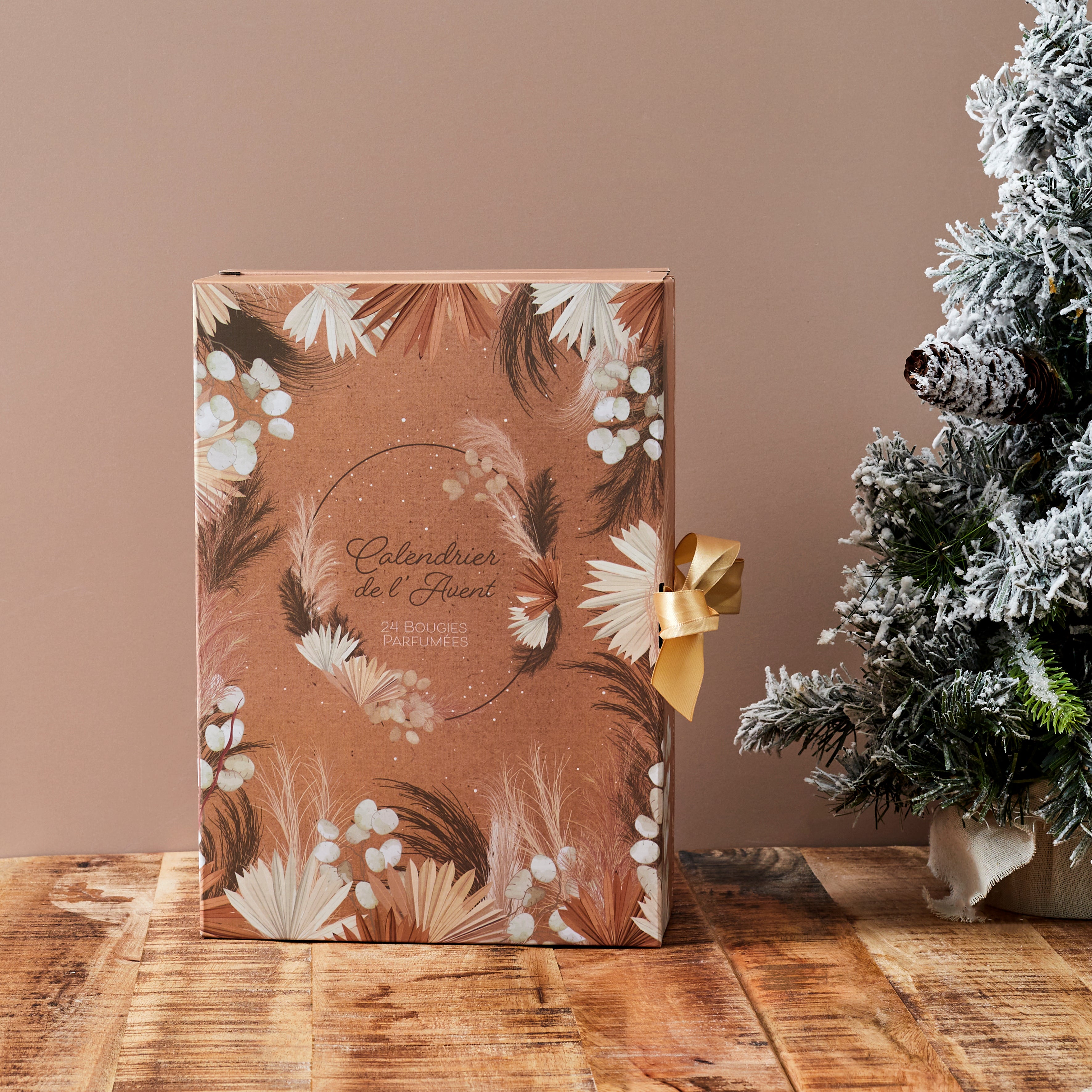 BOUGIE PARFUMEE X24 CALENDRIER AVENT NATURE