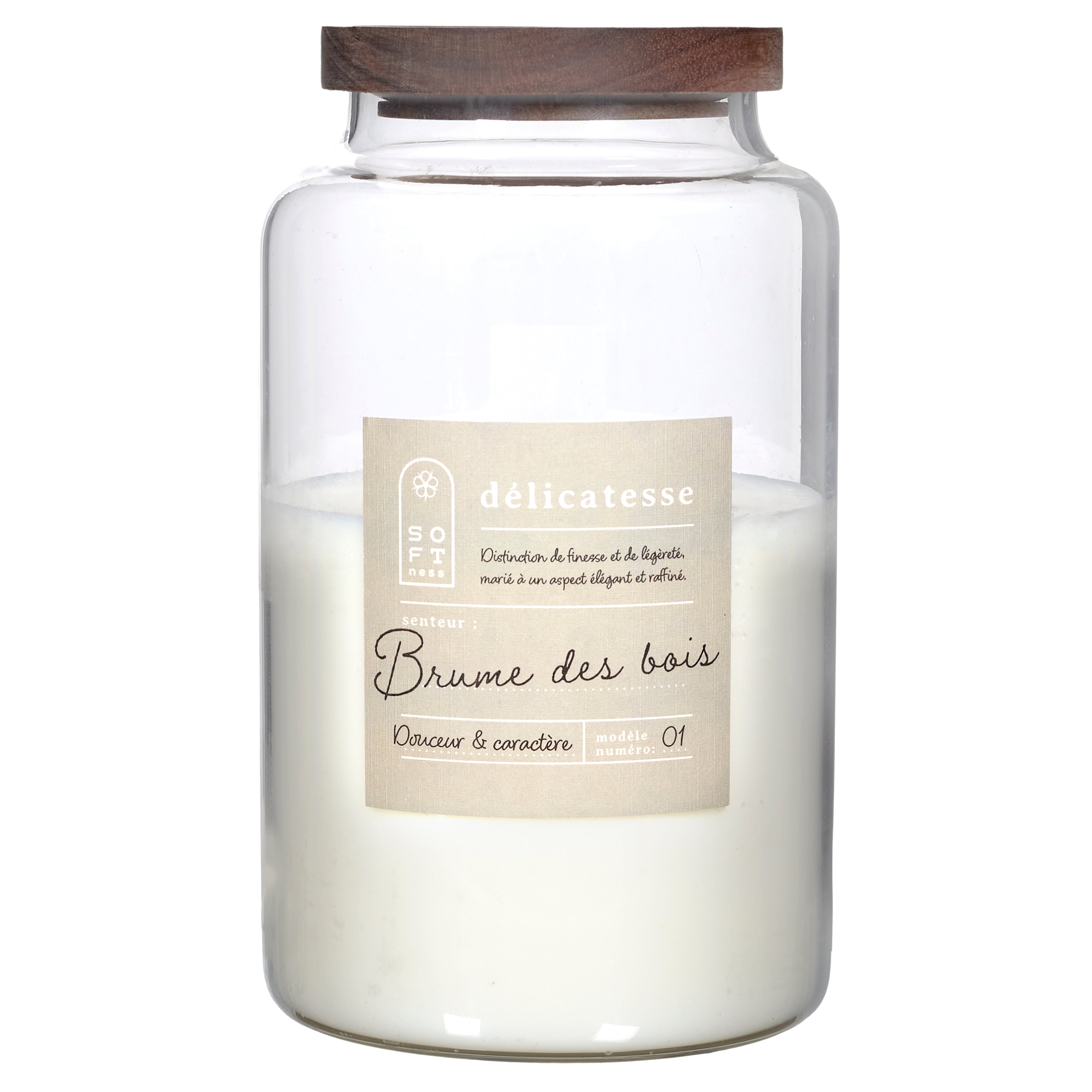 BOUGIE PARFUMEE POT TOP ACACIA SOFTNESS H24CM