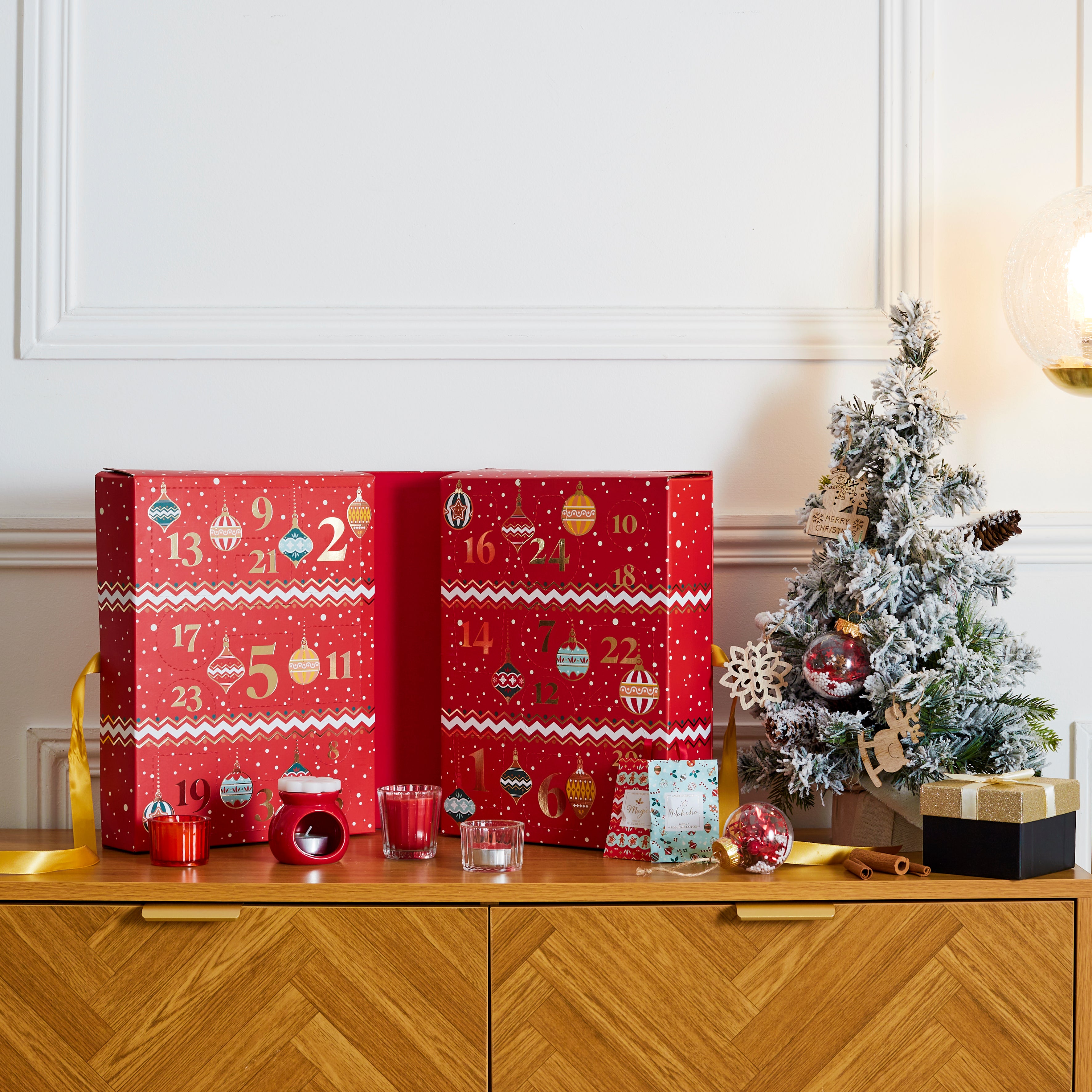 CALENDRIER AVENT BOUGIES ET SURPRISES NOEL TRADI