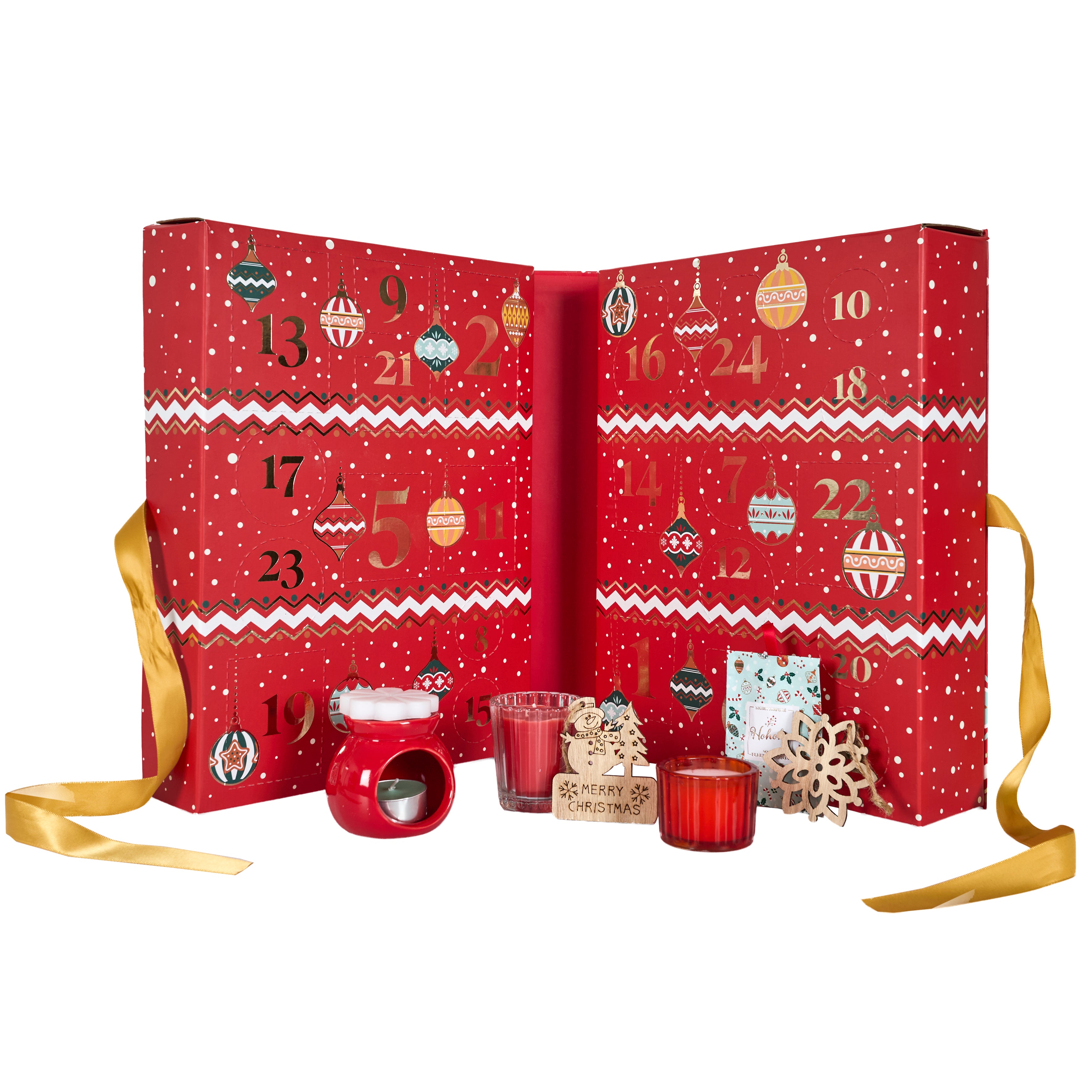 CALENDRIER AVENT BOUGIES ET SURPRISES NOEL TRADI