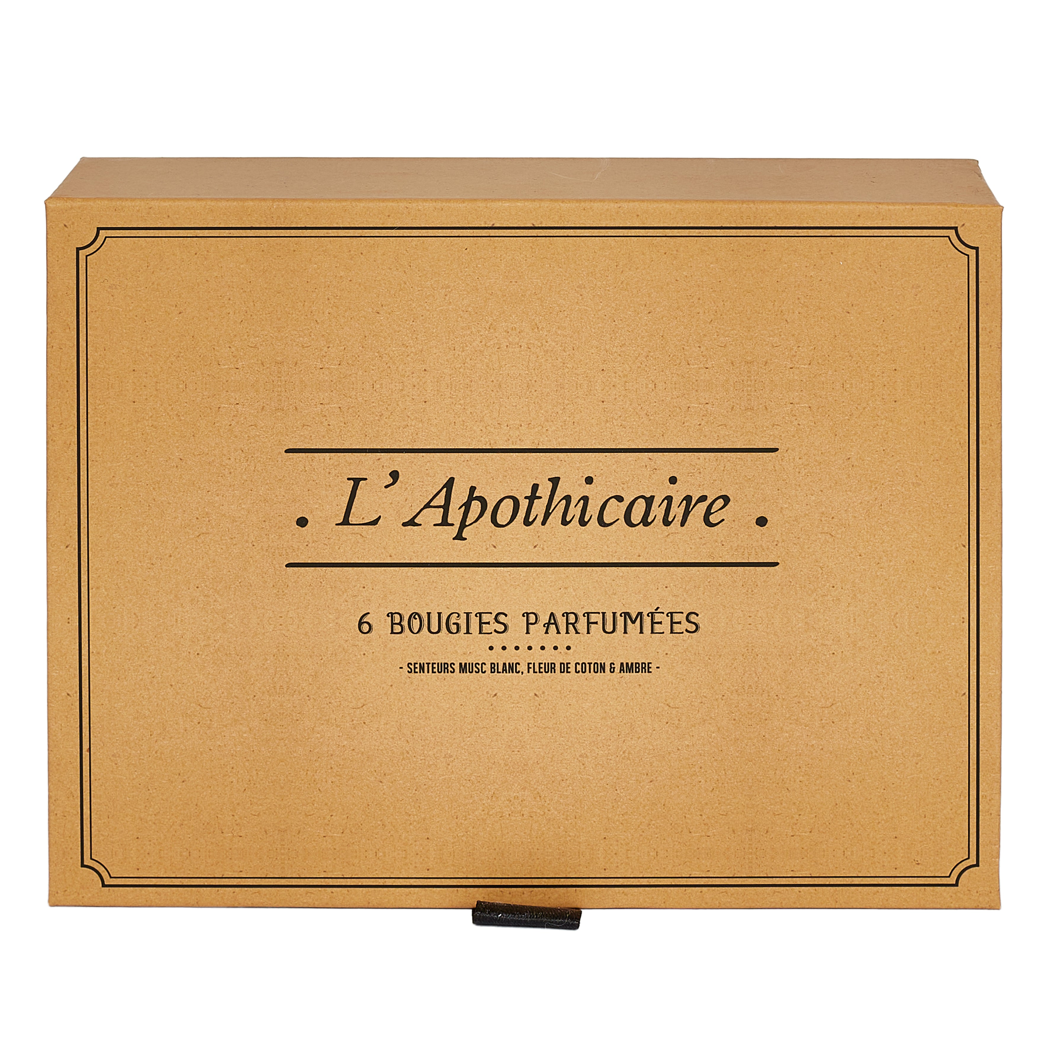 BOUGIE PARFUMEE X6 COFFRET APOTHICAIRE