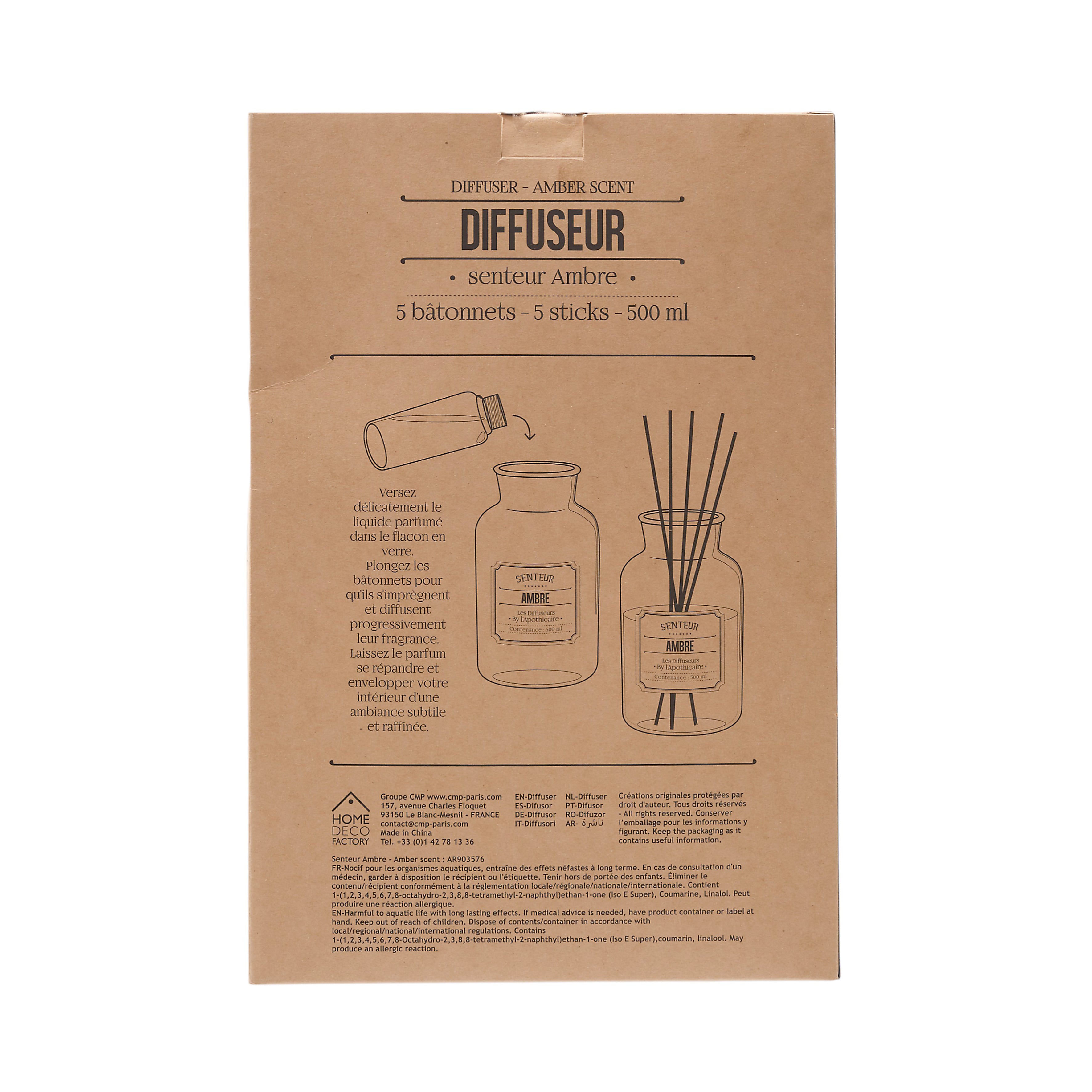 DIFFUSEUR APOTHICAIRE 500ML