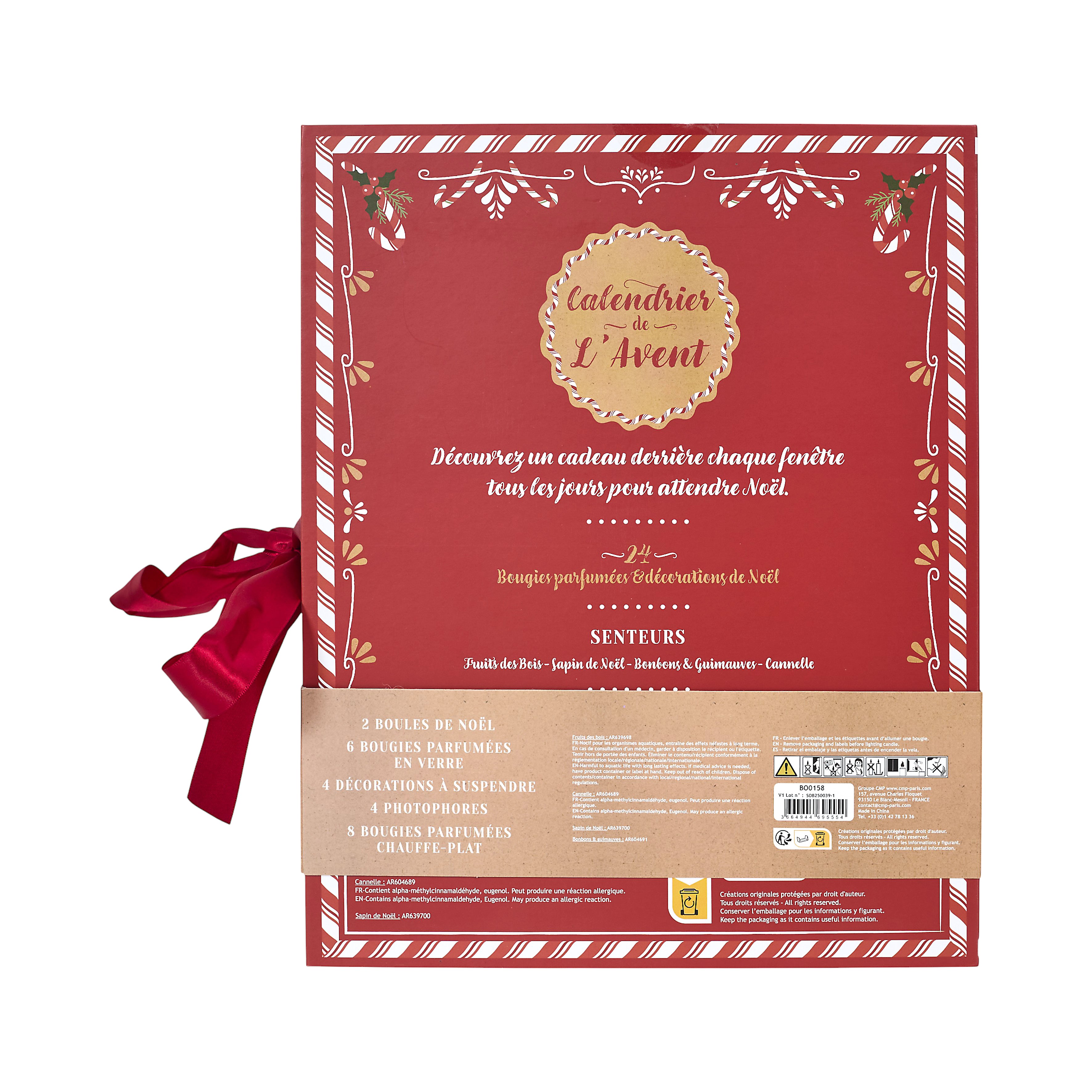 CALENDRIER BOUGIE ET SURPRISE NOEL GINGER