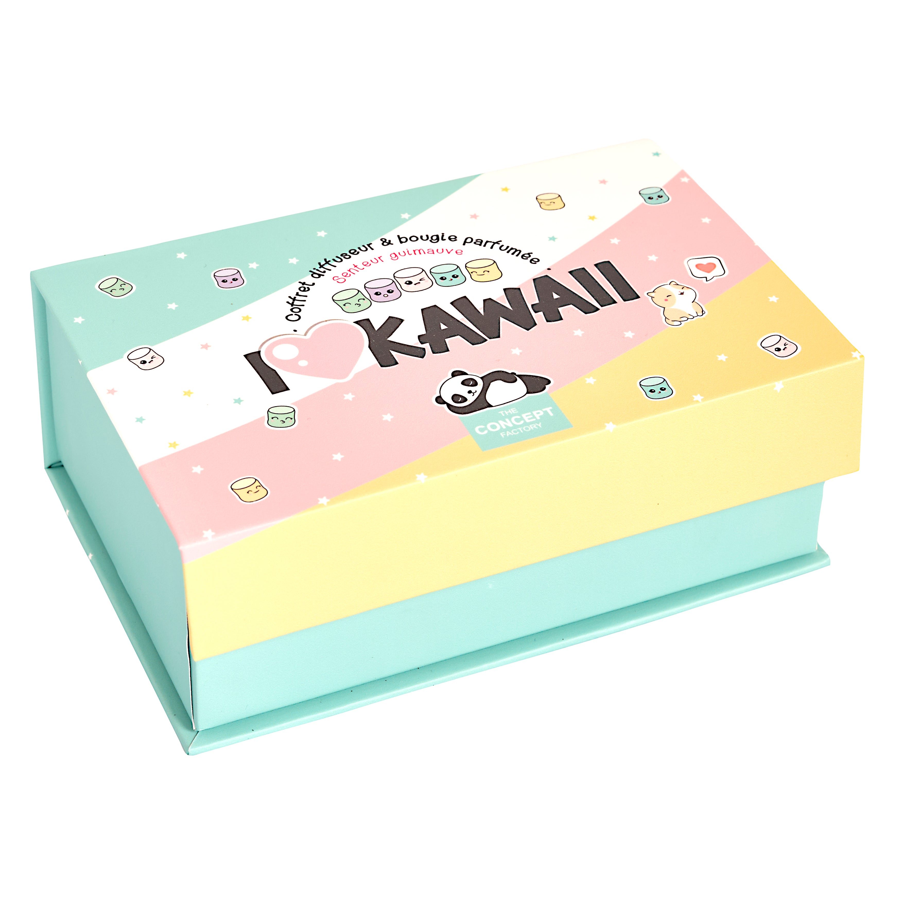 BOUGIE PARFUMEE ET DIFFUSEUR COFFRET KAWAII