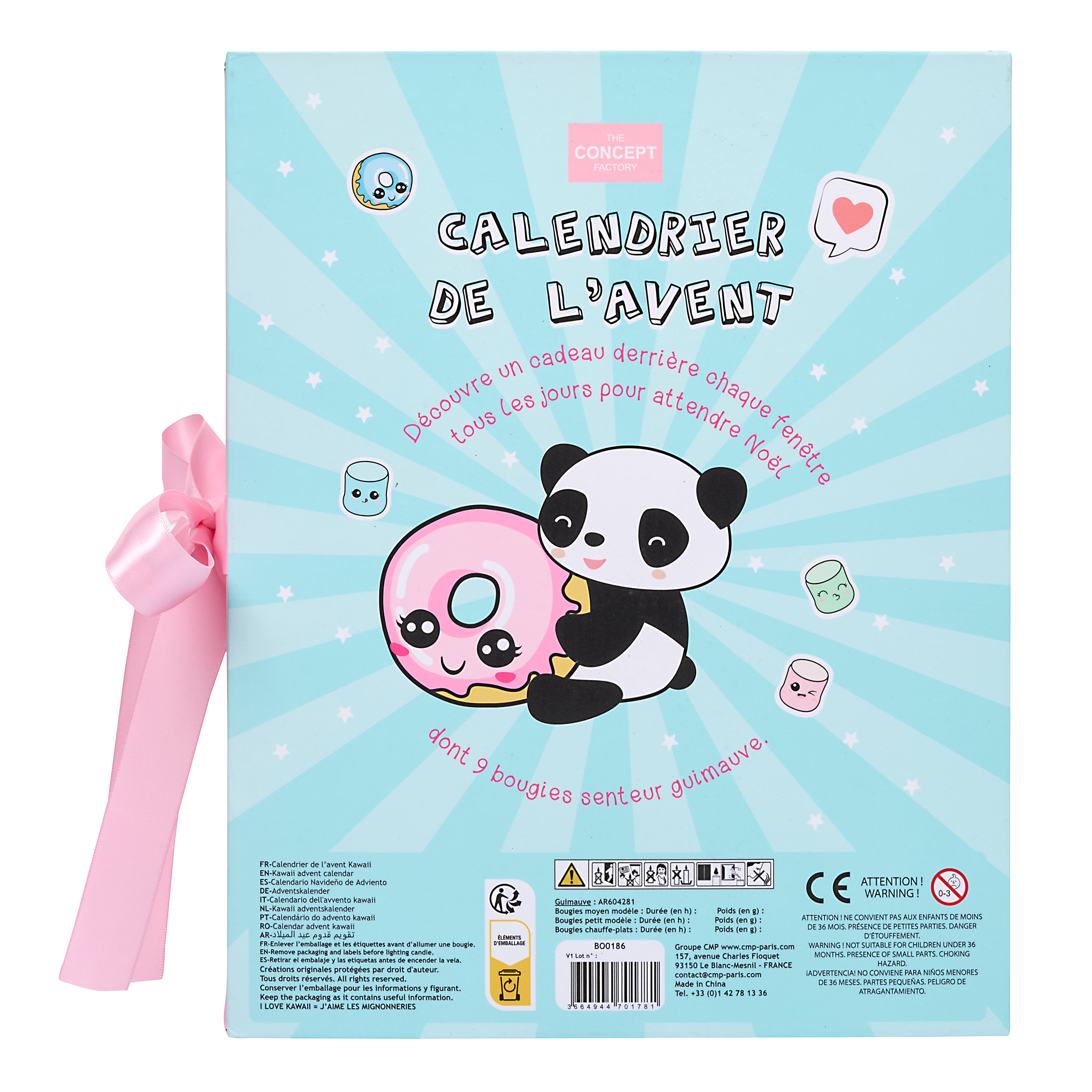 CALENDRIER KAWAII BOUGIE ET SURPRISES