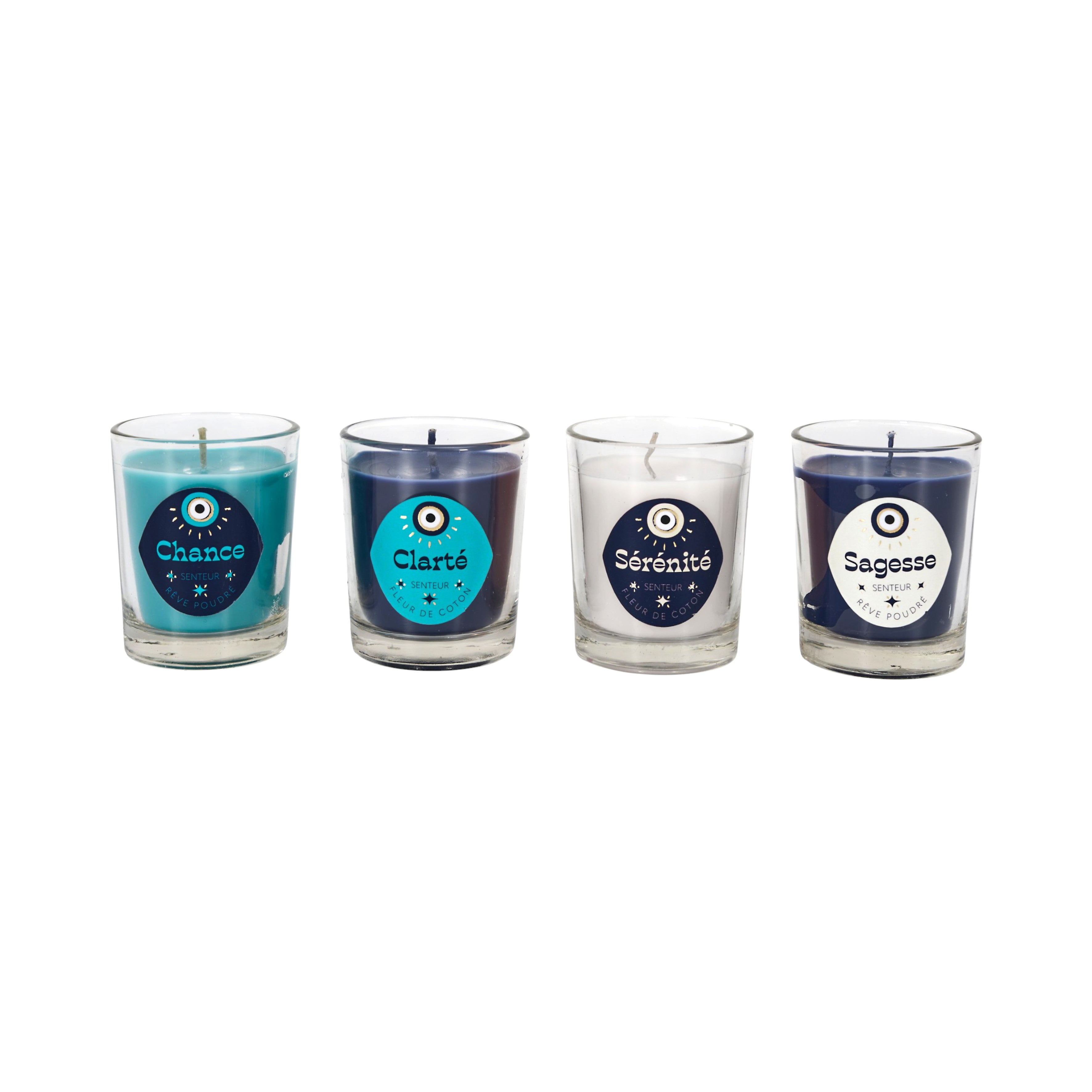 COFFRET 4 BOUGIES PARFUMEES LOUXOR