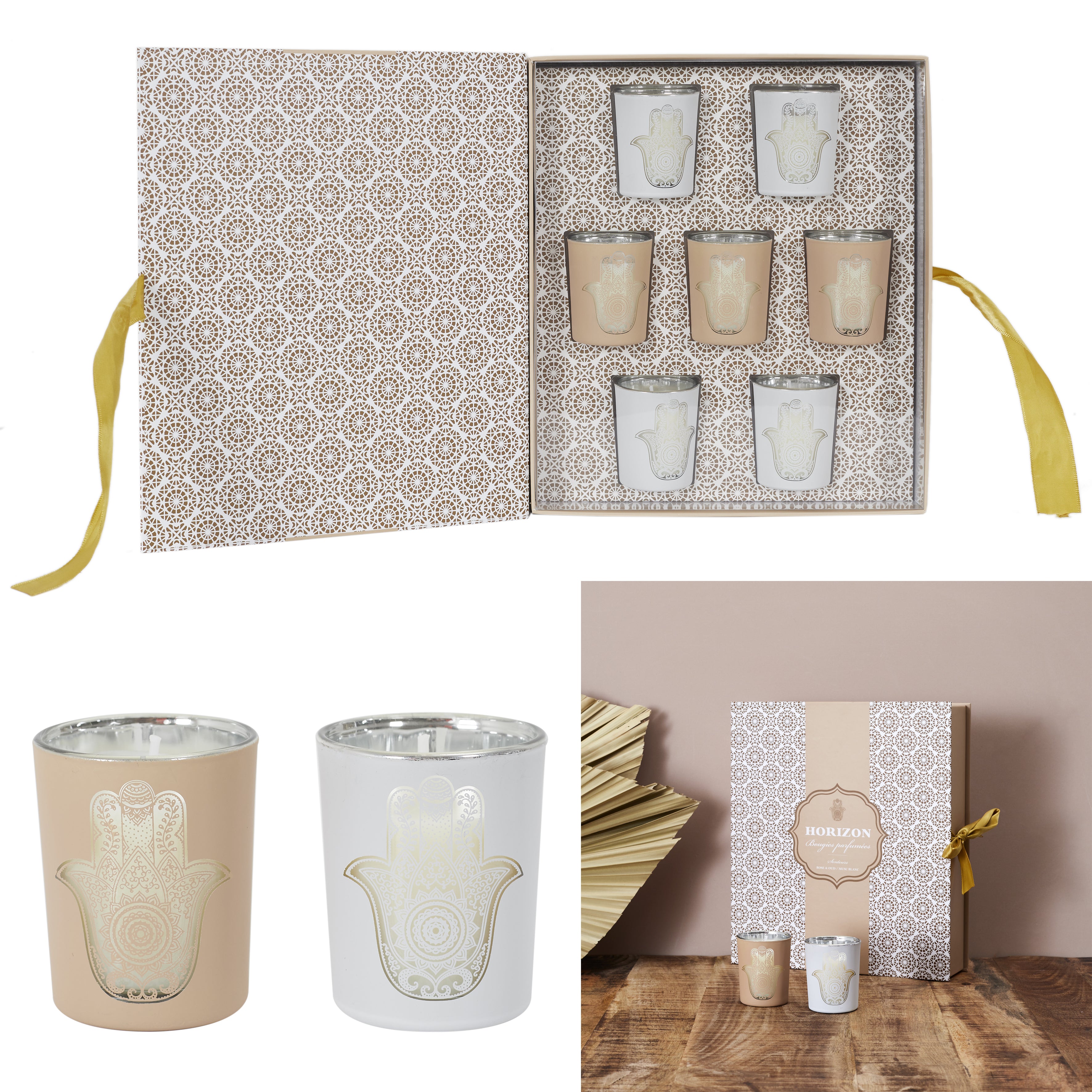 BOUGIE PARFUMEE X7 COFFRET SENTEURS D ORIENT